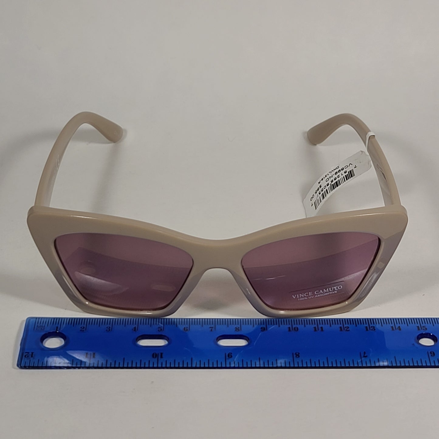 Vince Camuto Cat Eye Sunglasses Tan Nude Frame Light Pink Lens VC899 ND - Sunglasses