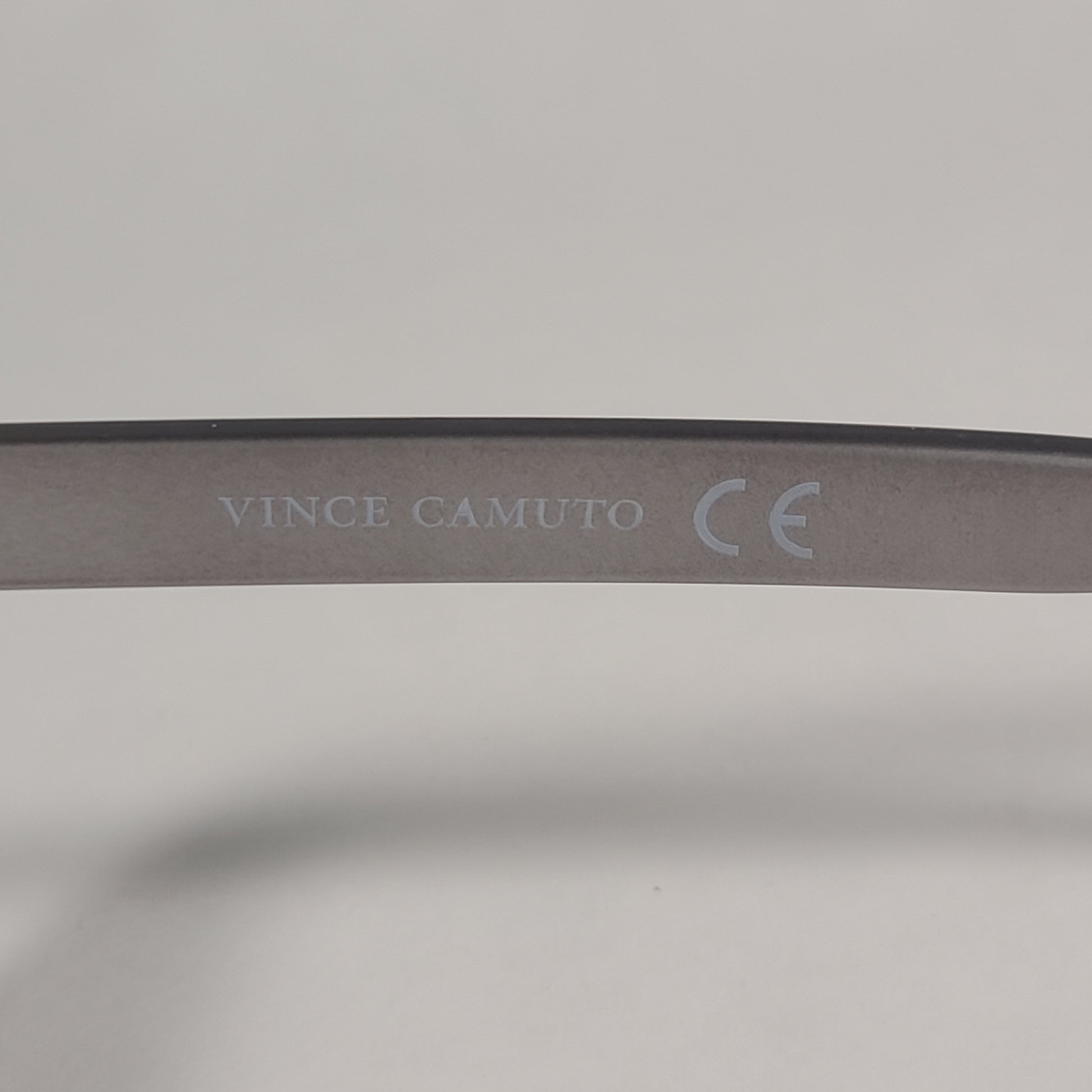 Vince Camuto Square Sunglasses Matte Gray Crystal Frame Blue / Violet Flash Lens VM615 GY - Sunglasses