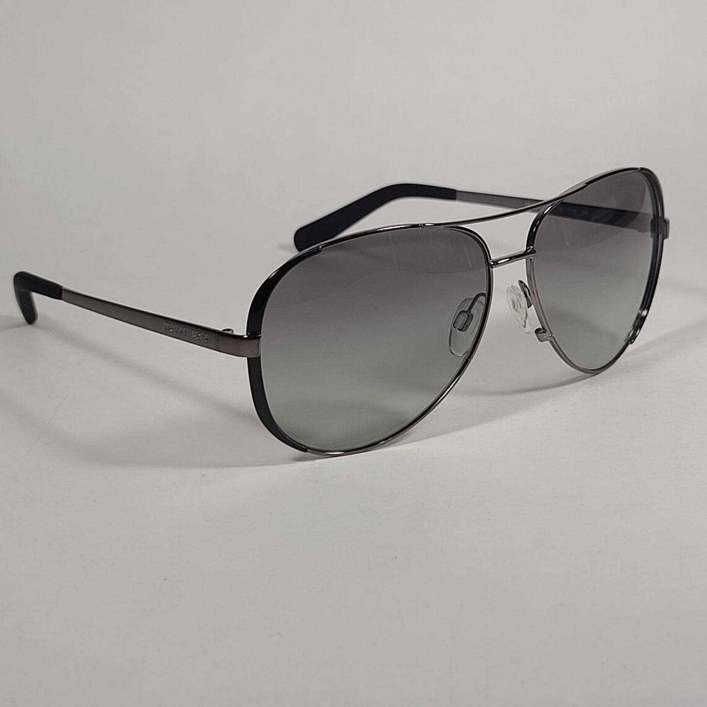 Michael Kors Chelsea Aviator Sunglasses Gunmetal Black Frame Gray Gradient Lens MK 5004 - Sunglasses