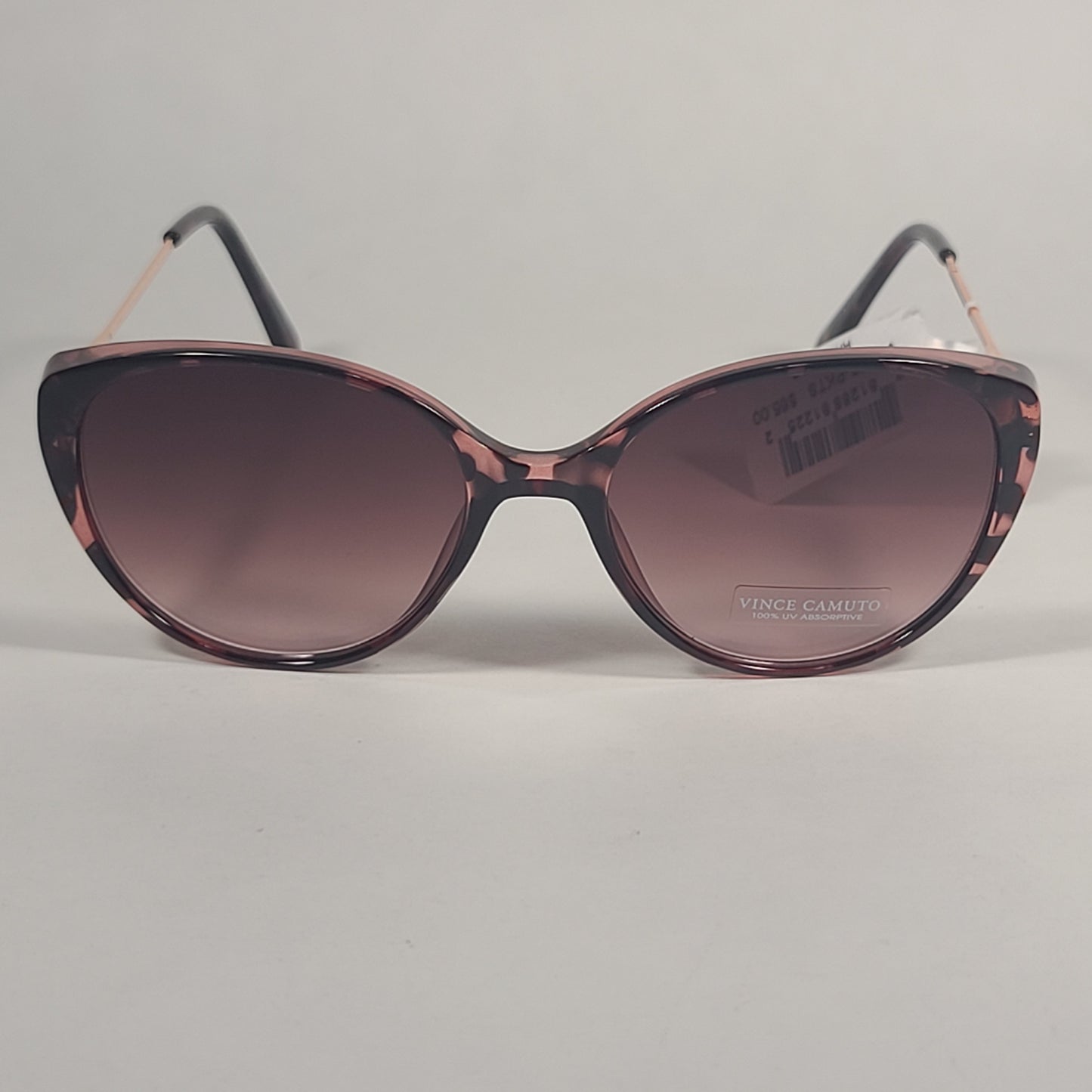 Vince Camuto Cat Eye Sunglasses Pink Tortoise And Gold Frame Brown Gradient Lens VC967 PKTS - Sunglasses