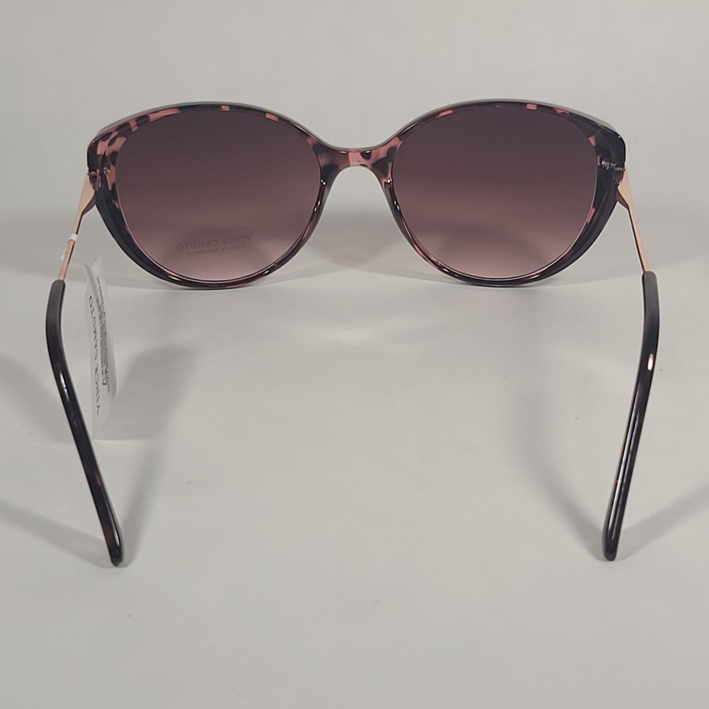 Vince Camuto Cat Eye Sunglasses Pink Tortoise And Gold Frame Brown Gradient Lens VC967 PKTS - Sunglasses