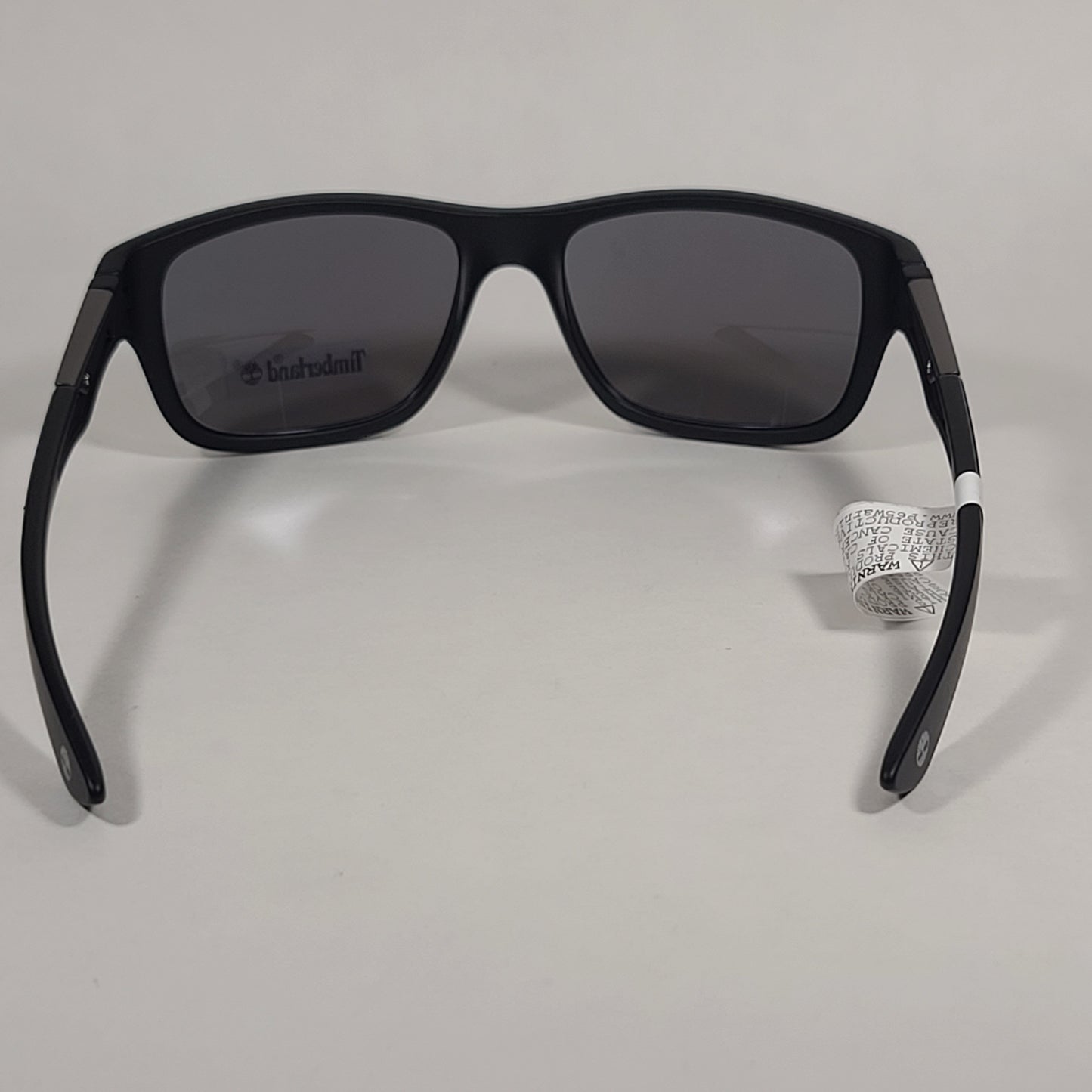 Timberland Sport Sunglasses Matte Black Frame Blue Mirror Flash Lens TB7155 02X - Sunglasses