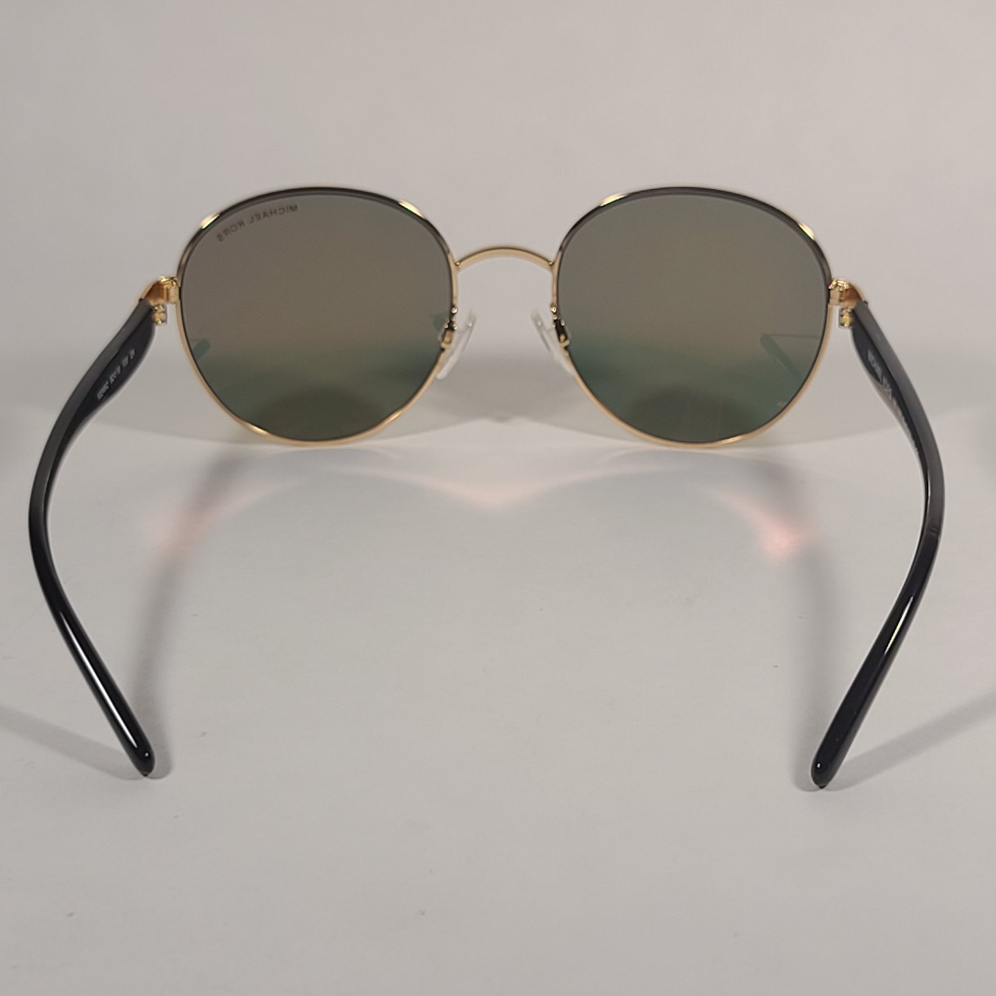 Michael Kors Sadie III Round Sunglasses Tortoise Frame Orange Mirror Lens MK1007 10246Q - Sunglasses