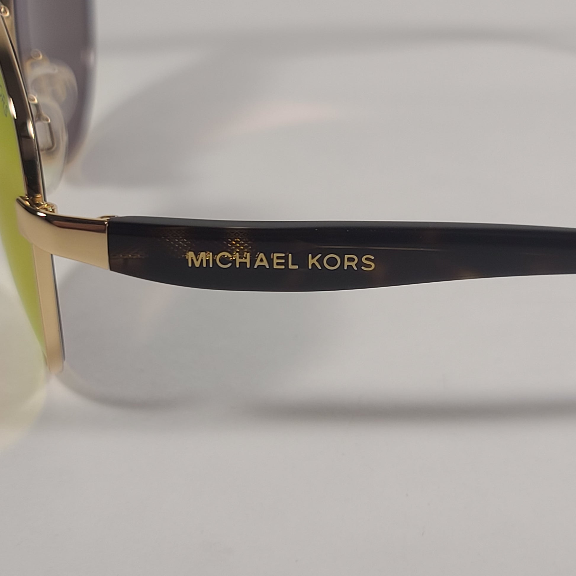 Michael Kors Sadie III Round Sunglasses Tortoise Frame Orange Mirror Lens MK1007 10246Q - Sunglasses