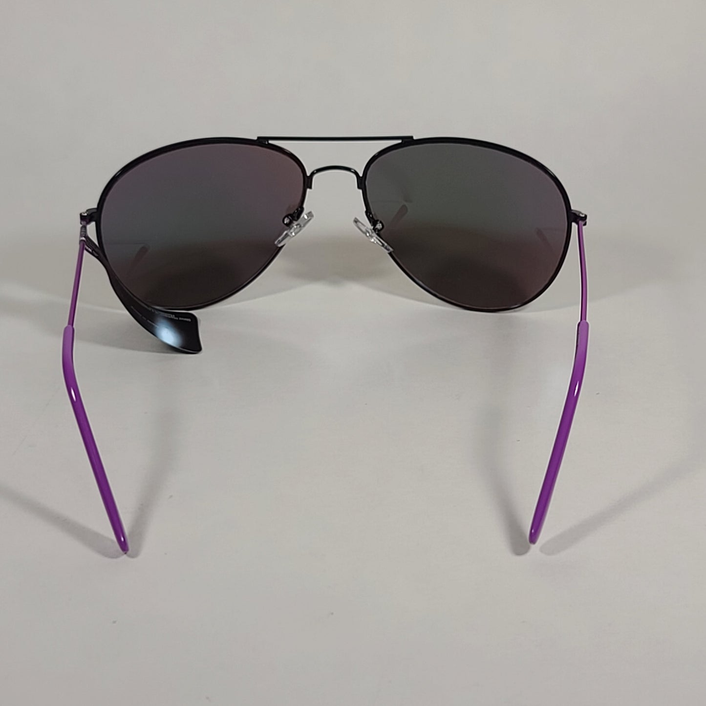 Steve Madden Women’s Aviator Sunglasses Purple Multi Color Mirror SM492201 PRP - Sunglasses