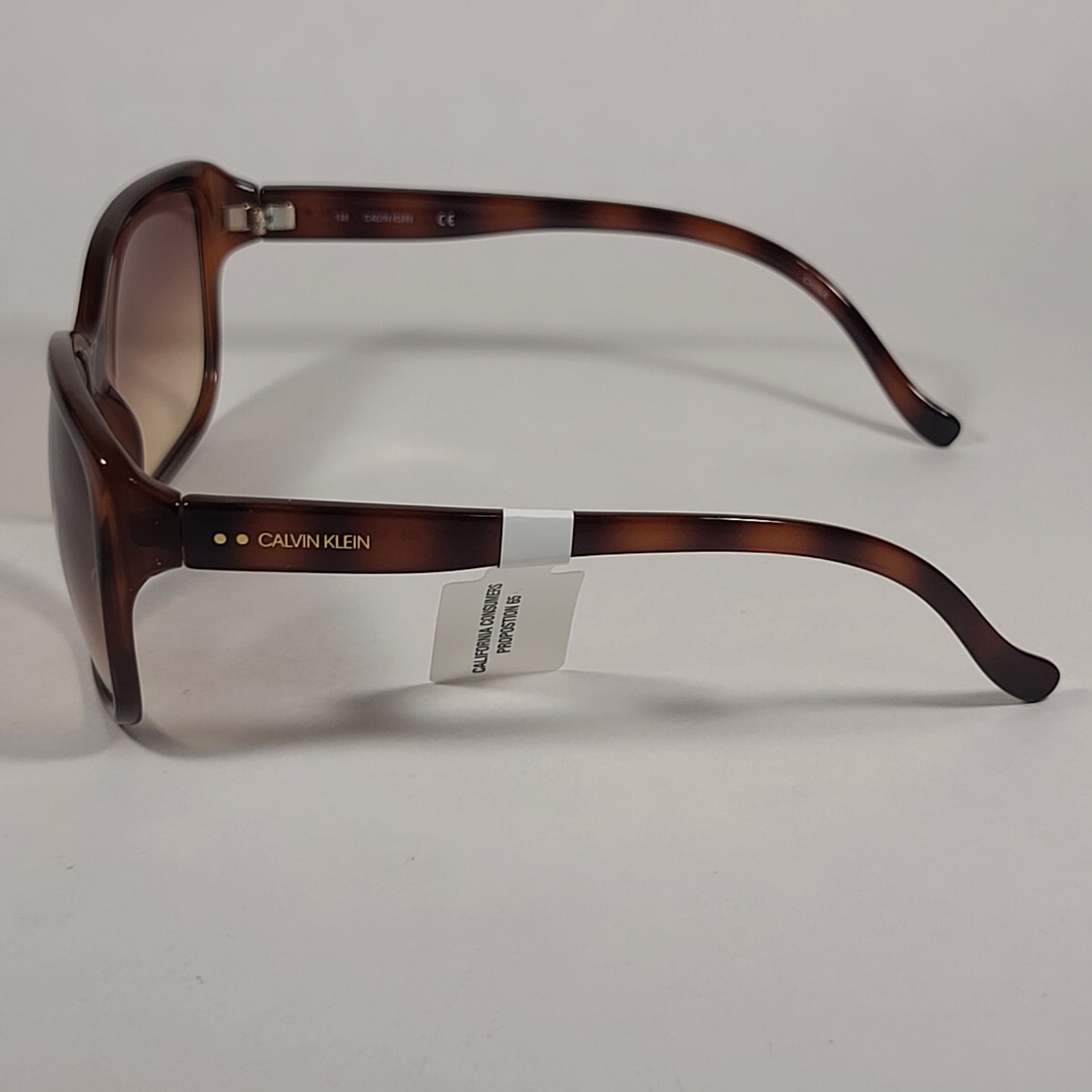 Calvin Klein Butterfly Sunglasses CK20518S 235 Brown Tortoise Frame Brown Gradient Lens - Sunglasses