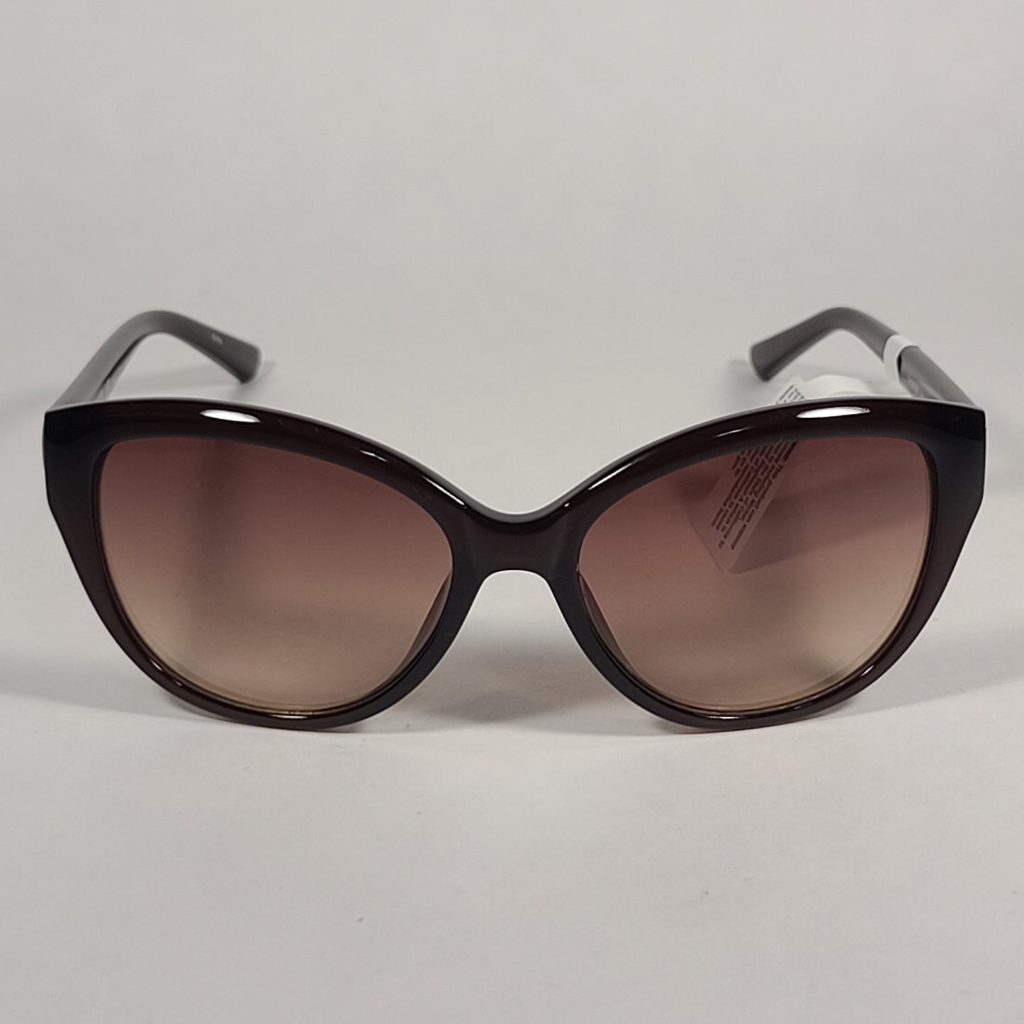 Calvin Klein Cat Eye Sunglasses CK19536S 210 Brown Frame Gradient Lens - Sunglasses