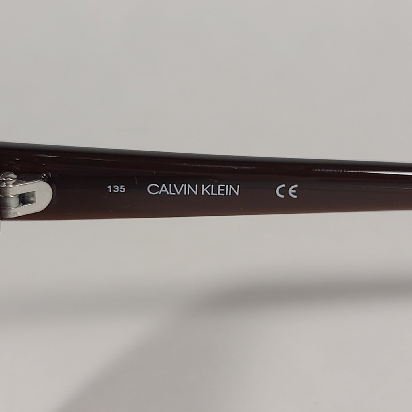 Calvin Klein Cat Eye Sunglasses CK19536S 210 Brown Frame Gradient Lens - Sunglasses