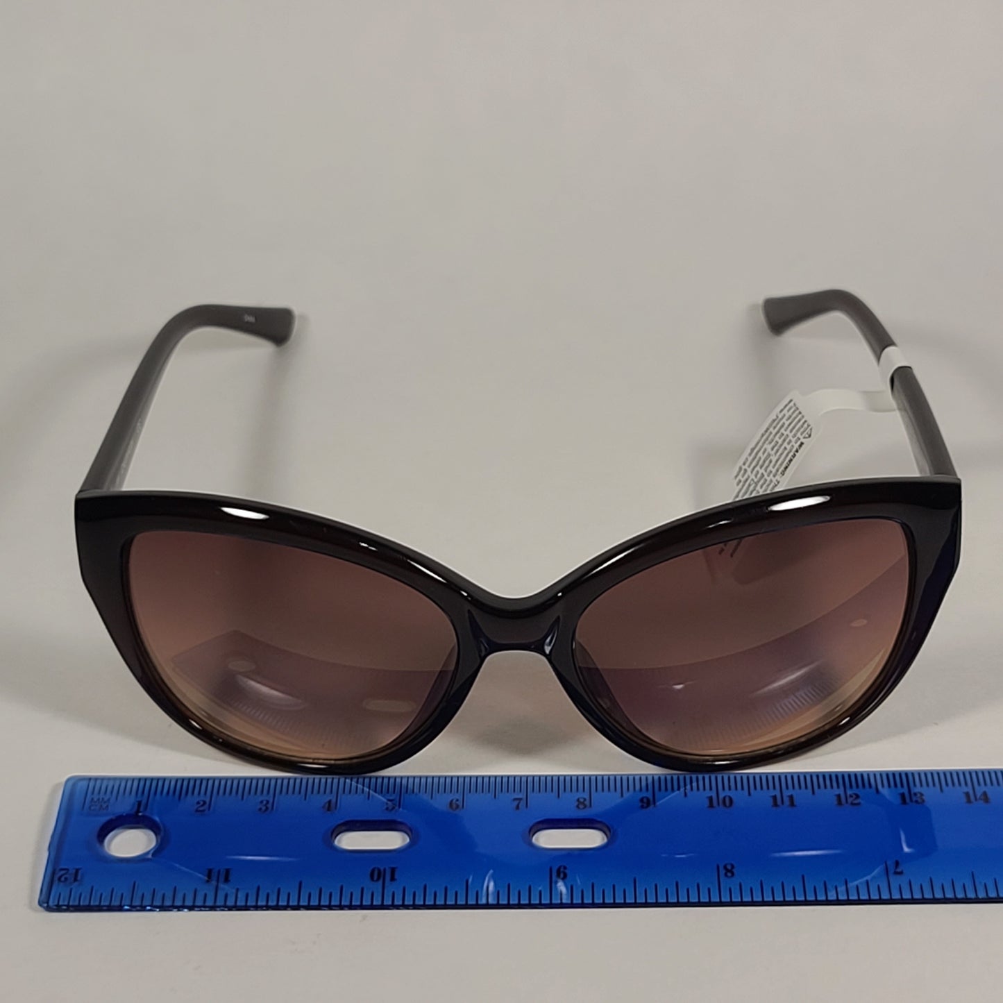 Calvin Klein Cat Eye Sunglasses CK19536S 210 Brown Frame Gradient Lens - Sunglasses