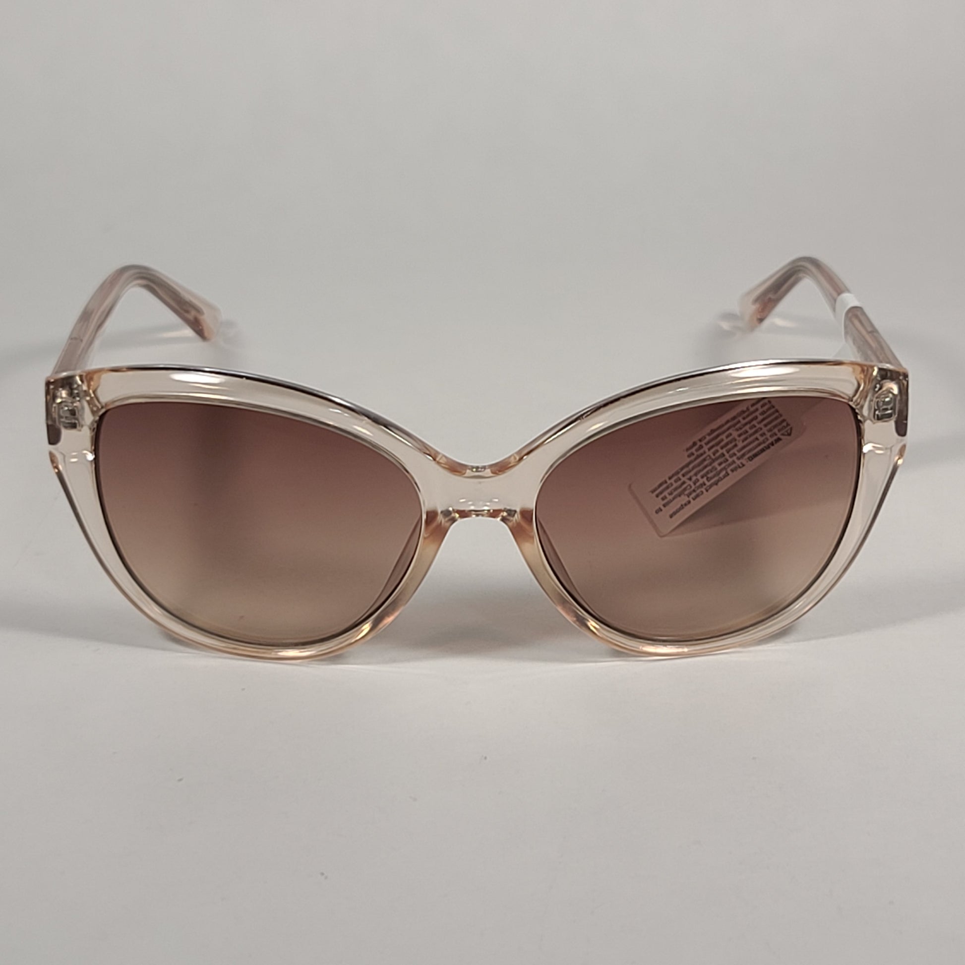 Calvin Klein Cat Eye Sunglasses CK19536S 270 Beige Nude Frame / Brown Gradient Lens - Sunglasses