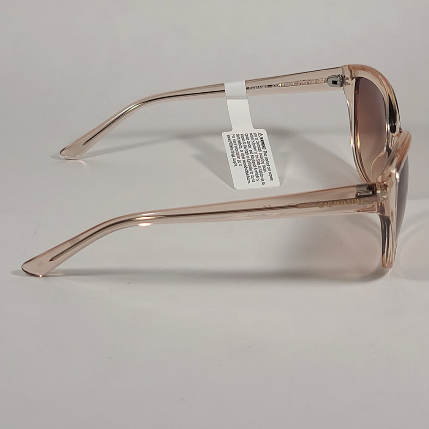 Calvin Klein Cat Eye Sunglasses CK19536S 270 Beige Nude Frame / Brown Gradient Lens - Sunglasses