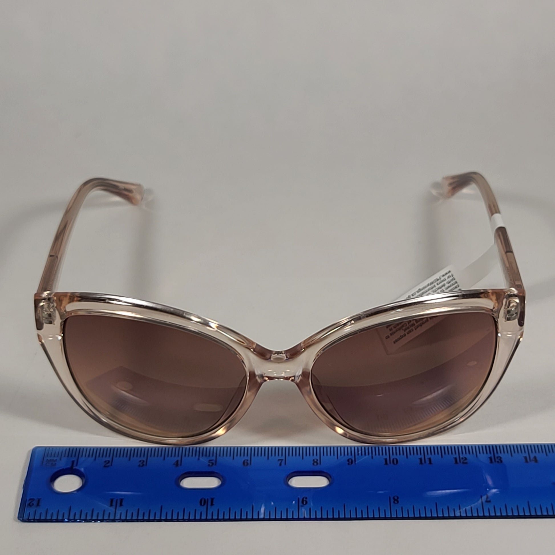 Calvin Klein Cat Eye Sunglasses CK19536S 270 Beige Nude Frame / Brown Gradient Lens - Sunglasses