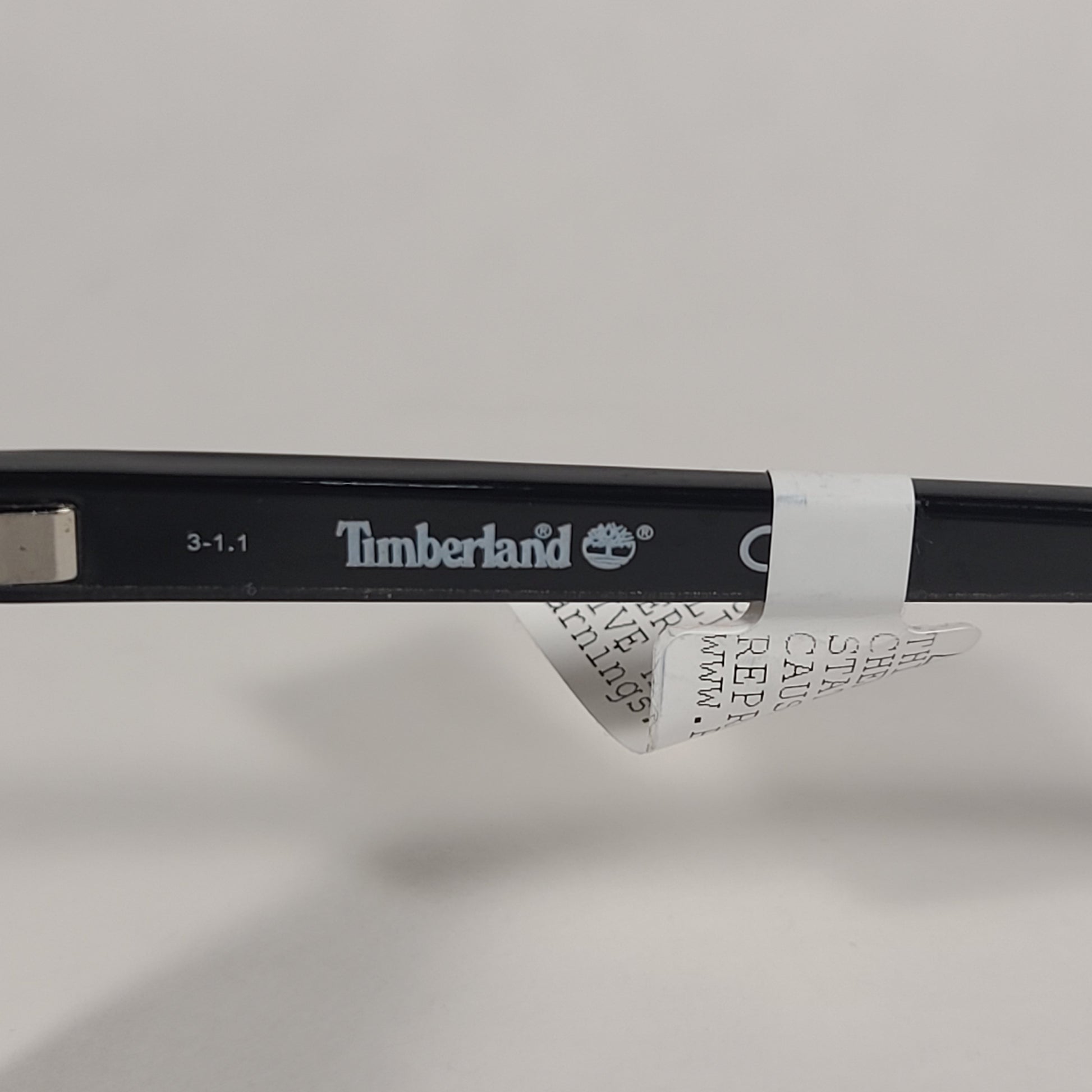 Timberland Rectangle Sunglasses Shiny Black Frame Green Lens TB7146 01N - Sunglasses