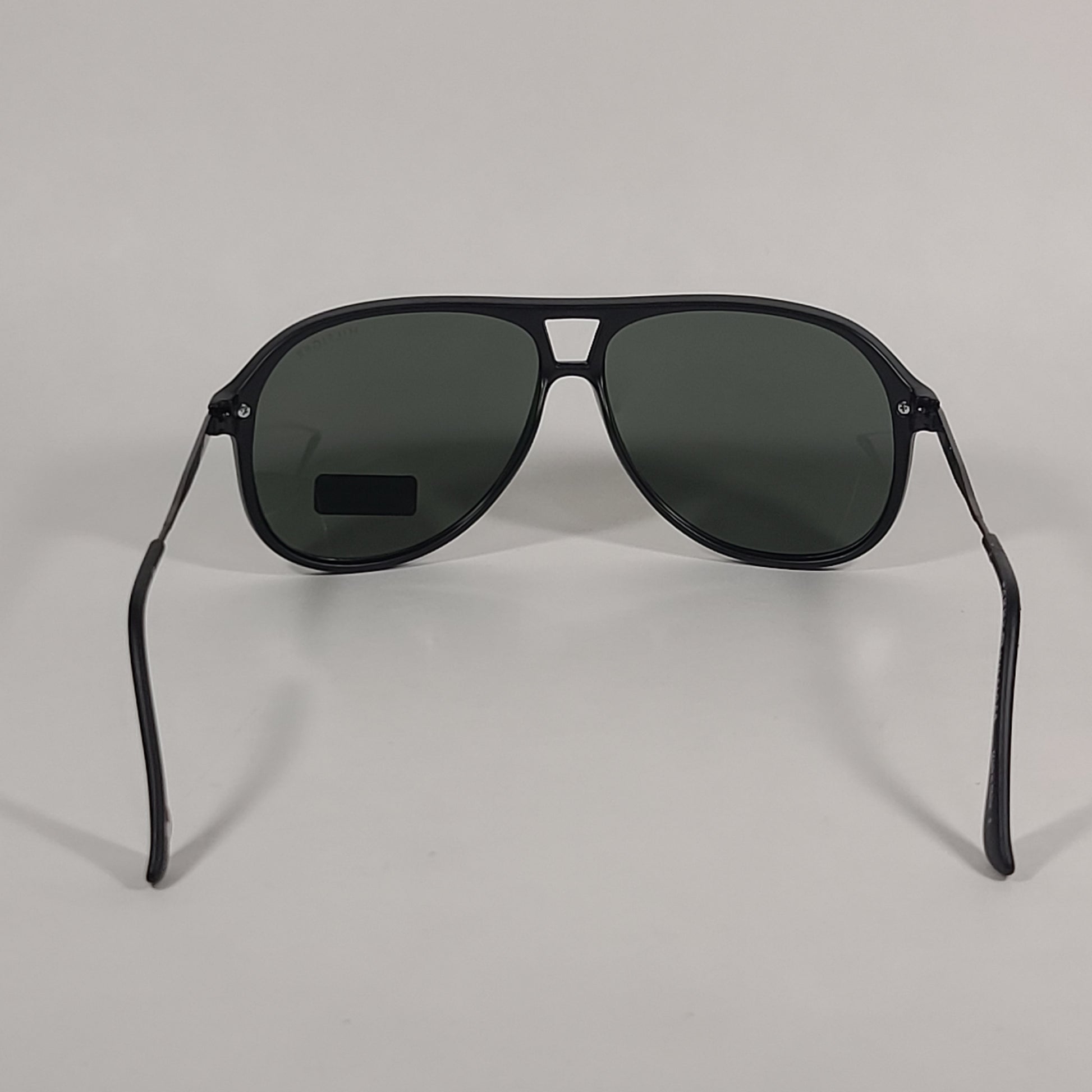 Authentic Tommy Hilfiger Rocky Aviator Sunglasses Matte Black Frame Green Lens ROCKY MP OU522 - Sunglasses