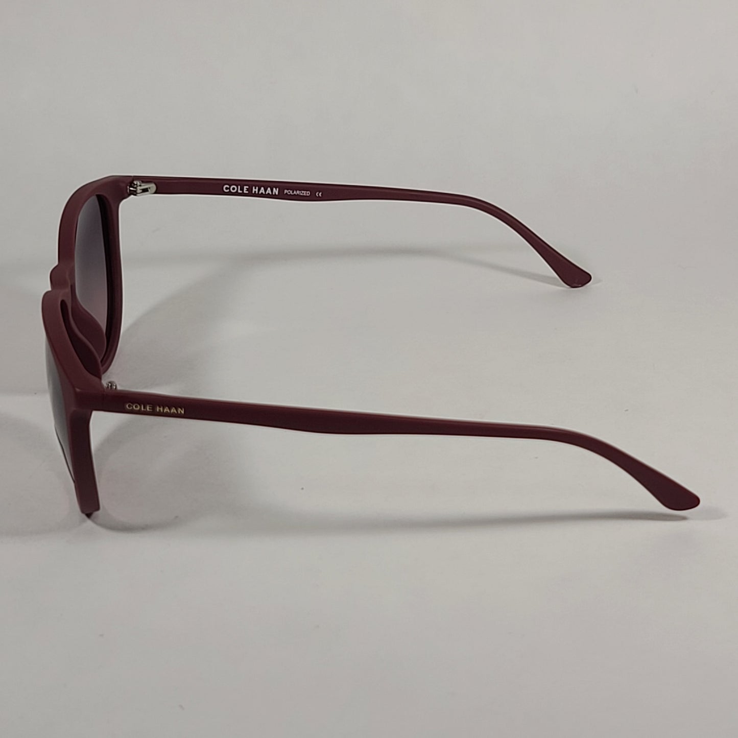 Cole Haan CH8502 610 Polarized Key Hole Sunglasses Matte Burgundy Gradient Lens - Sunglasses