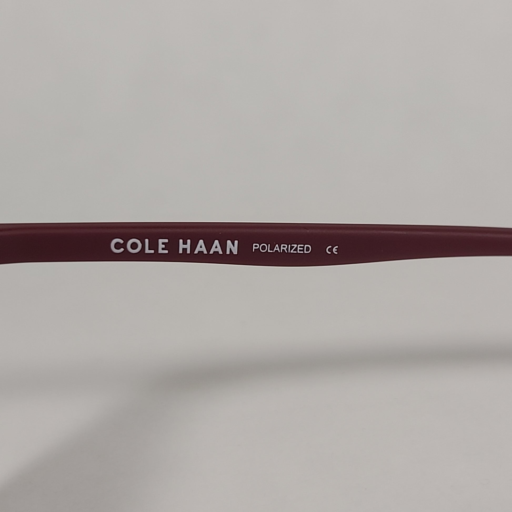 Cole Haan CH8502 610 Polarized Key Hole Sunglasses Matte Burgundy Gradient Lens - Sunglasses