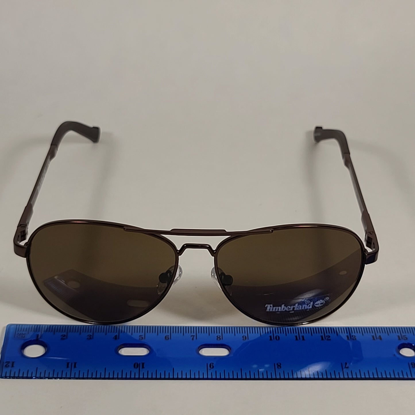 Timberland Aviator Sunglasses Brown Frame Brown Tinted Lens TB7147 49E - Sunglasses