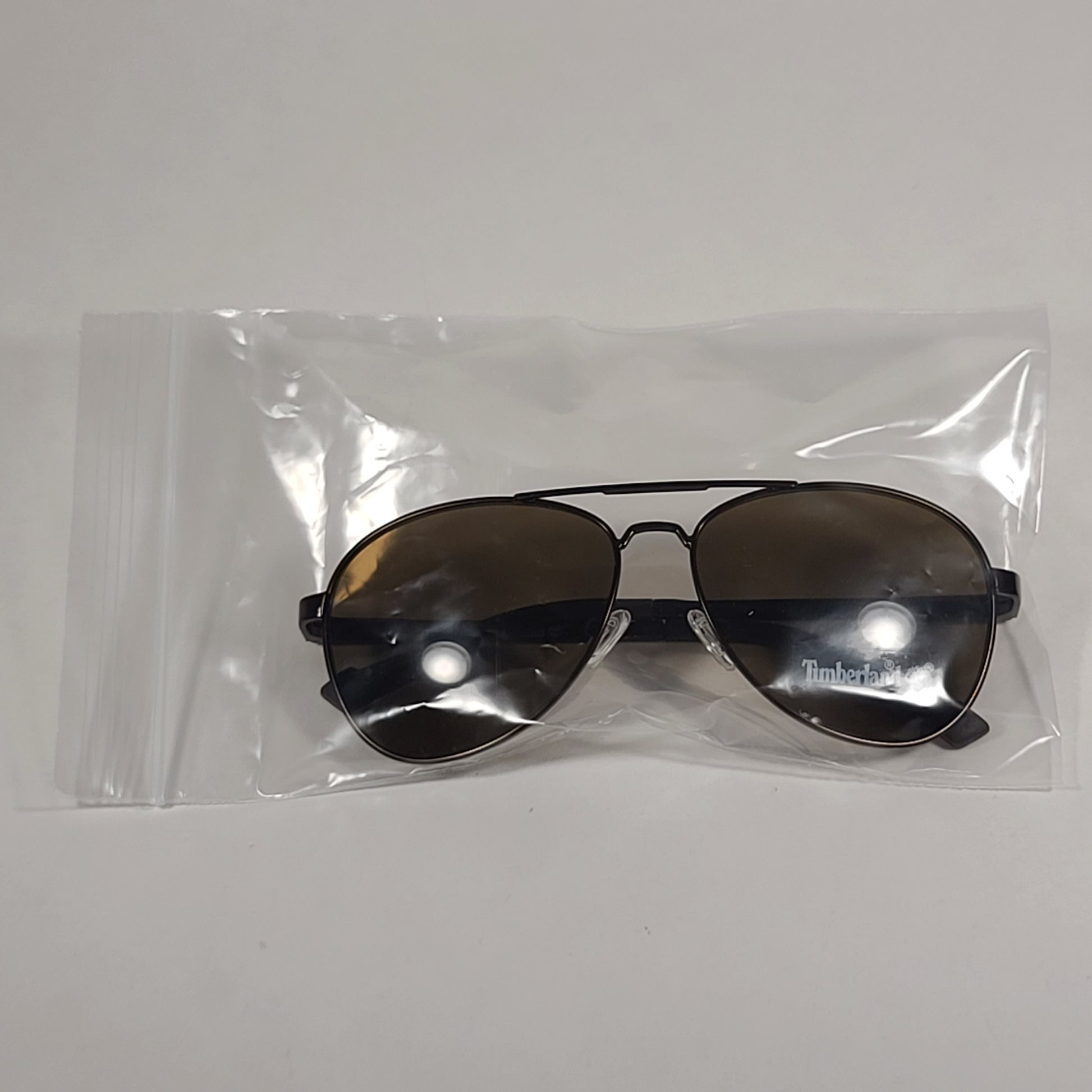 Timberland Aviator Sunglasses Brown Frame Brown Tinted Lens TB7147 49E - Sunglasses