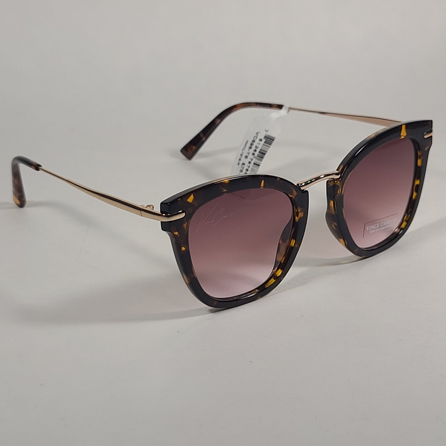 Vince Camuto Cat Eye Sunglasses Brown Tortoise Frame Brown Gradient Lens VC898 TS - Sunglasses