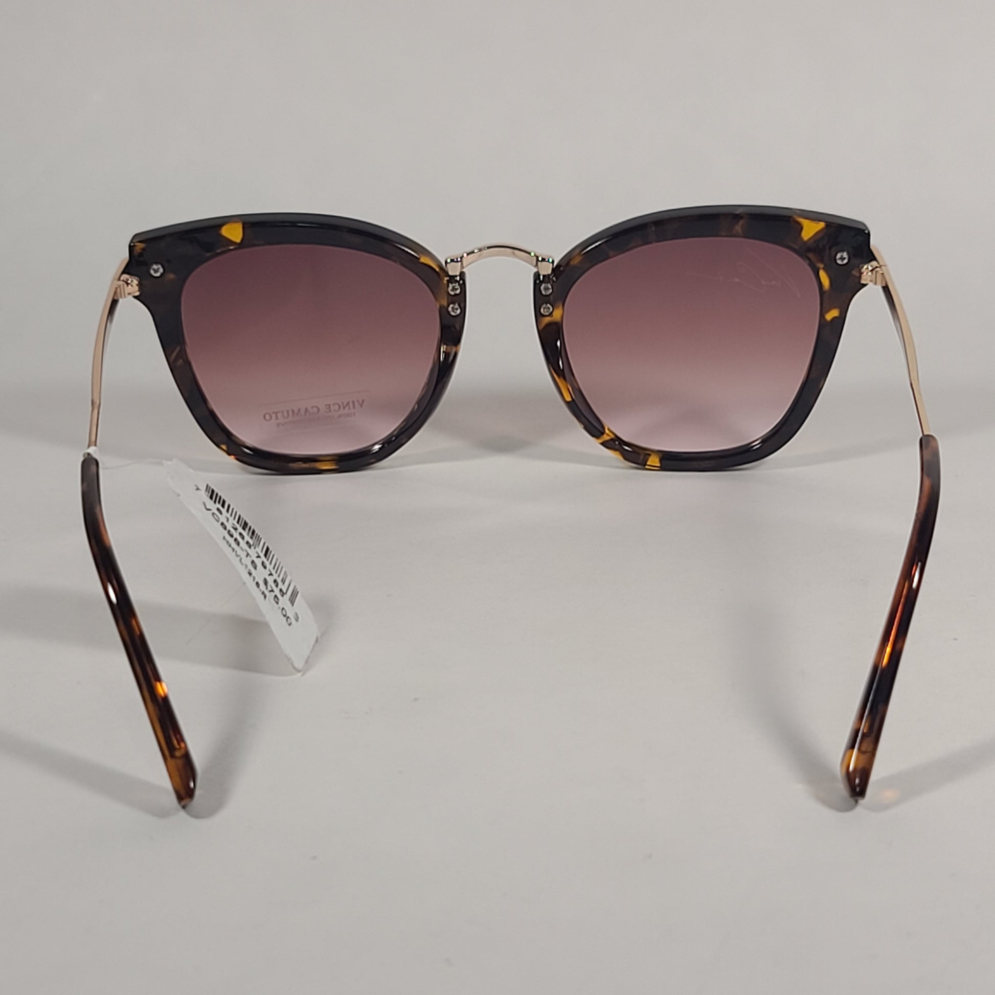 Vince Camuto Cat Eye Sunglasses Brown Tortoise Frame Brown Gradient Lens VC898 TS - Sunglasses