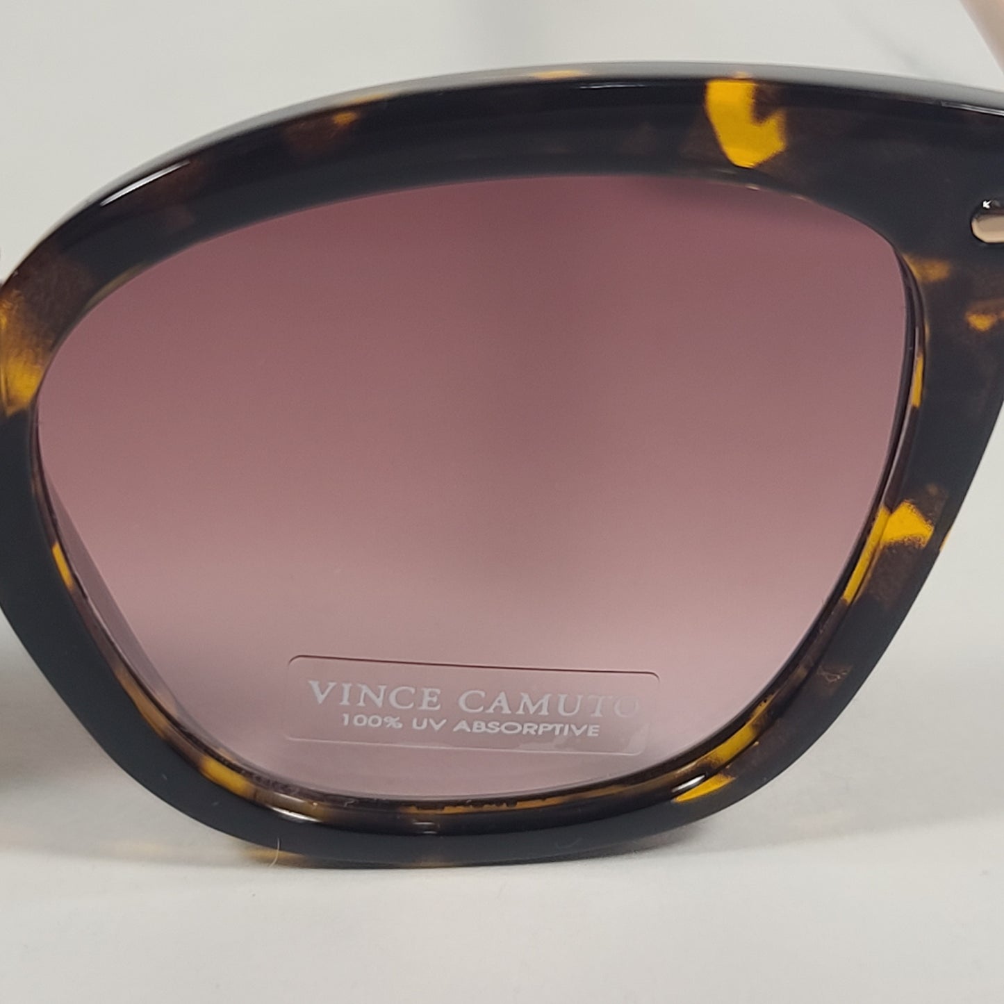 Vince Camuto Cat Eye Sunglasses Brown Tortoise Frame Brown Gradient Lens VC898 TS - Sunglasses