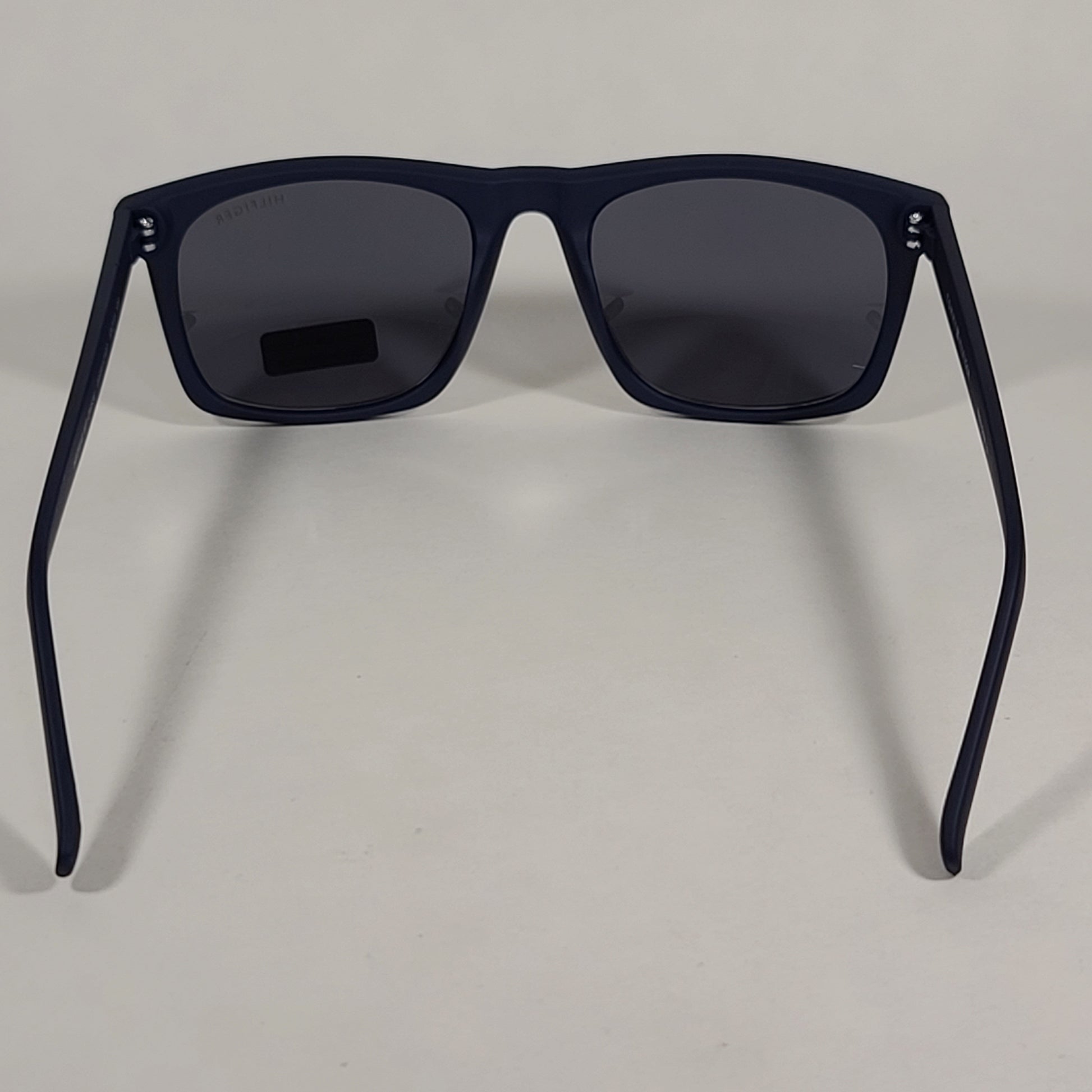 Tommy Hilfiger Hedwig Square Sunglasses Matte Dark Navy Blue Gray Lens HEDWIG MP OM536 - Sunglasses