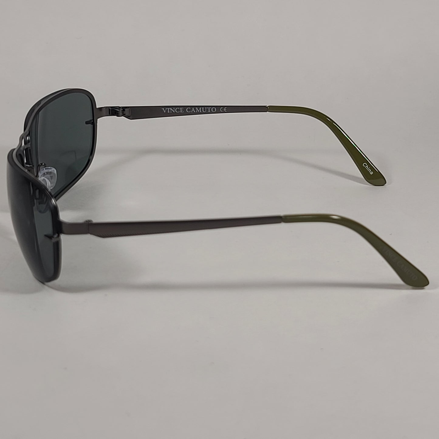 Vince Camuto Rimless Navigator Sunglasses Gunmetal Gray Lens VM605 GUN - Sunglasses