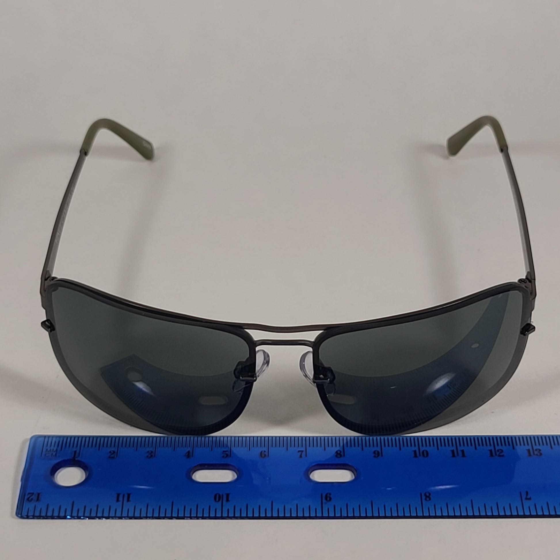 Vince Camuto Rimless Navigator Sunglasses Gunmetal Gray Lens VM605 GUN - Sunglasses