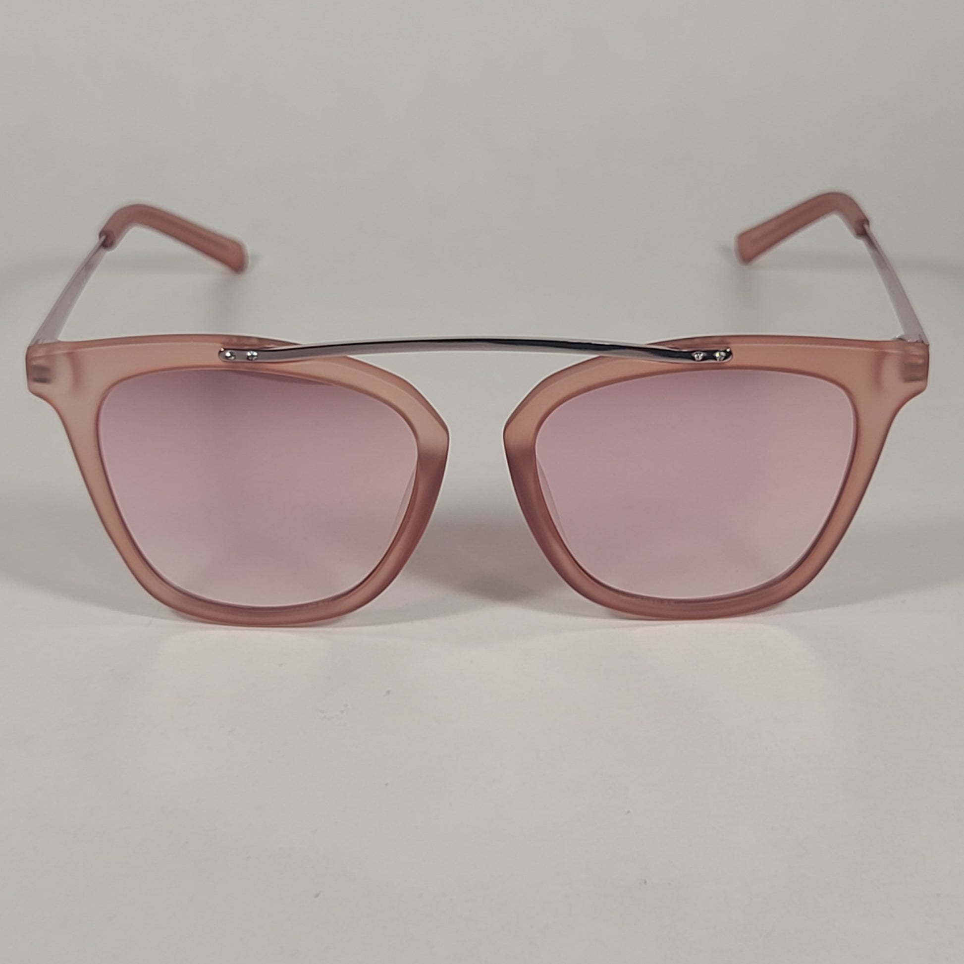 G By Guess Sunglasses Rose Gold And Pink Frame Pink Mirror Lens GG1154 73U - Sunglasses