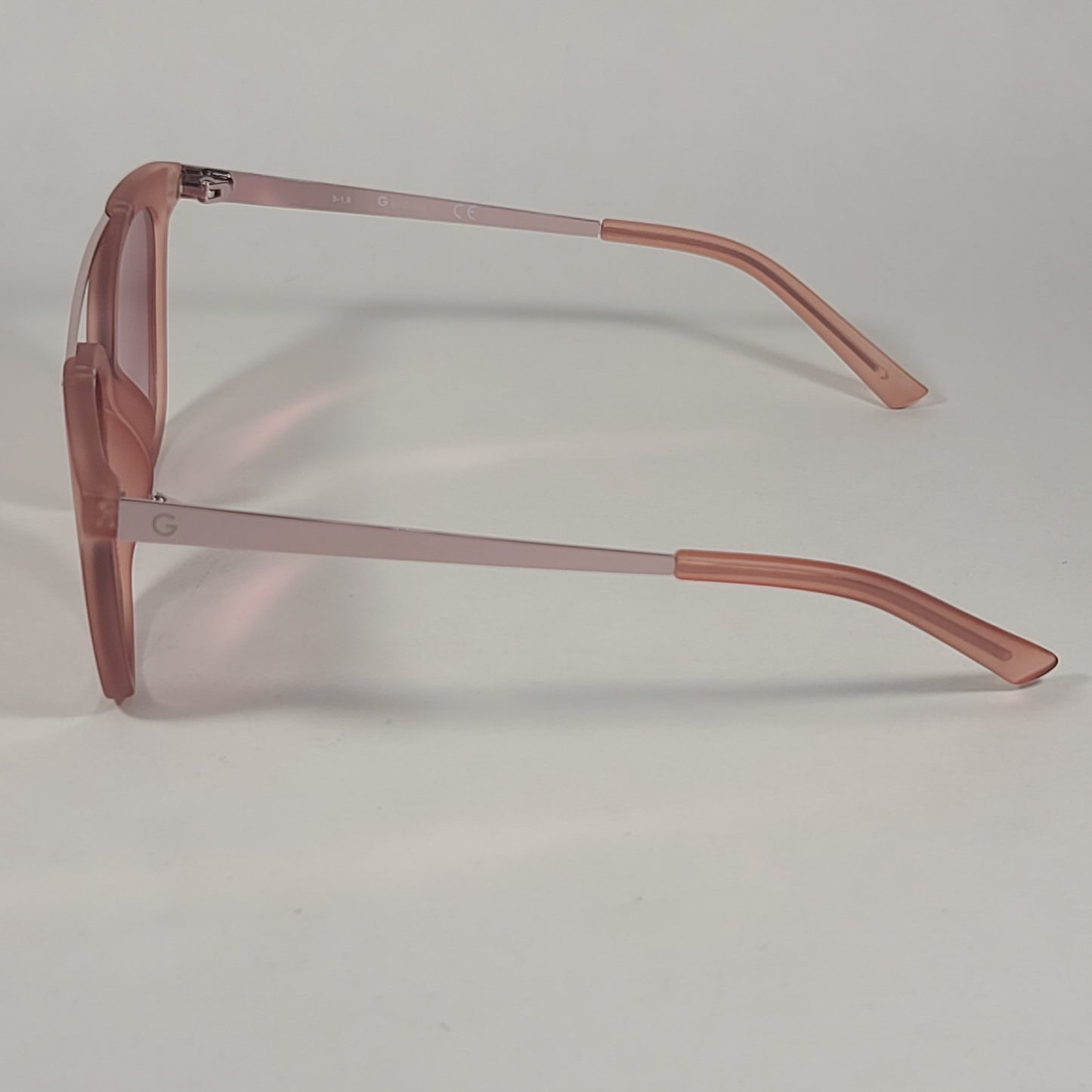 G By Guess Sunglasses Rose Gold And Pink Frame Pink Mirror Lens GG1154 73U - Sunglasses