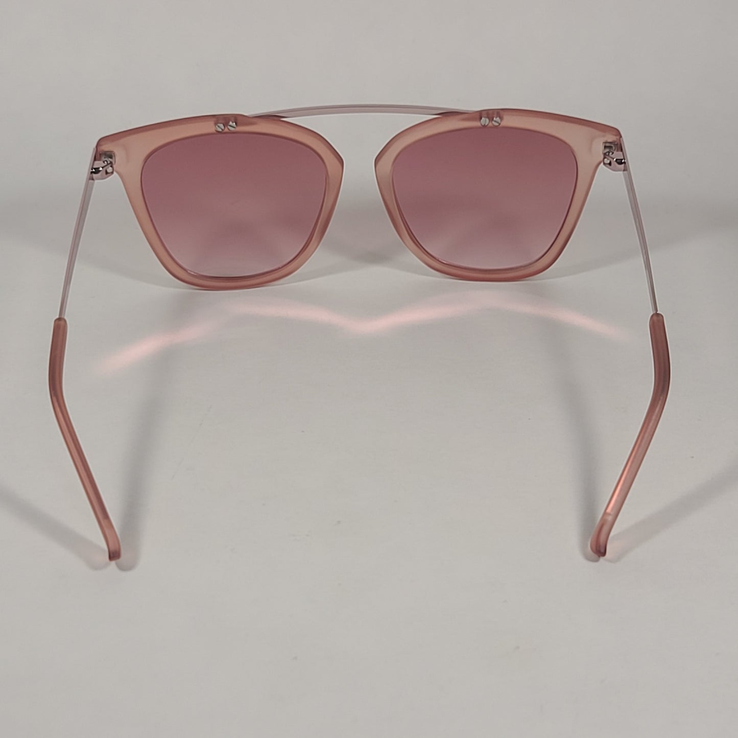 G By Guess Sunglasses Rose Gold And Pink Frame Pink Mirror Lens GG1154 73U - Sunglasses