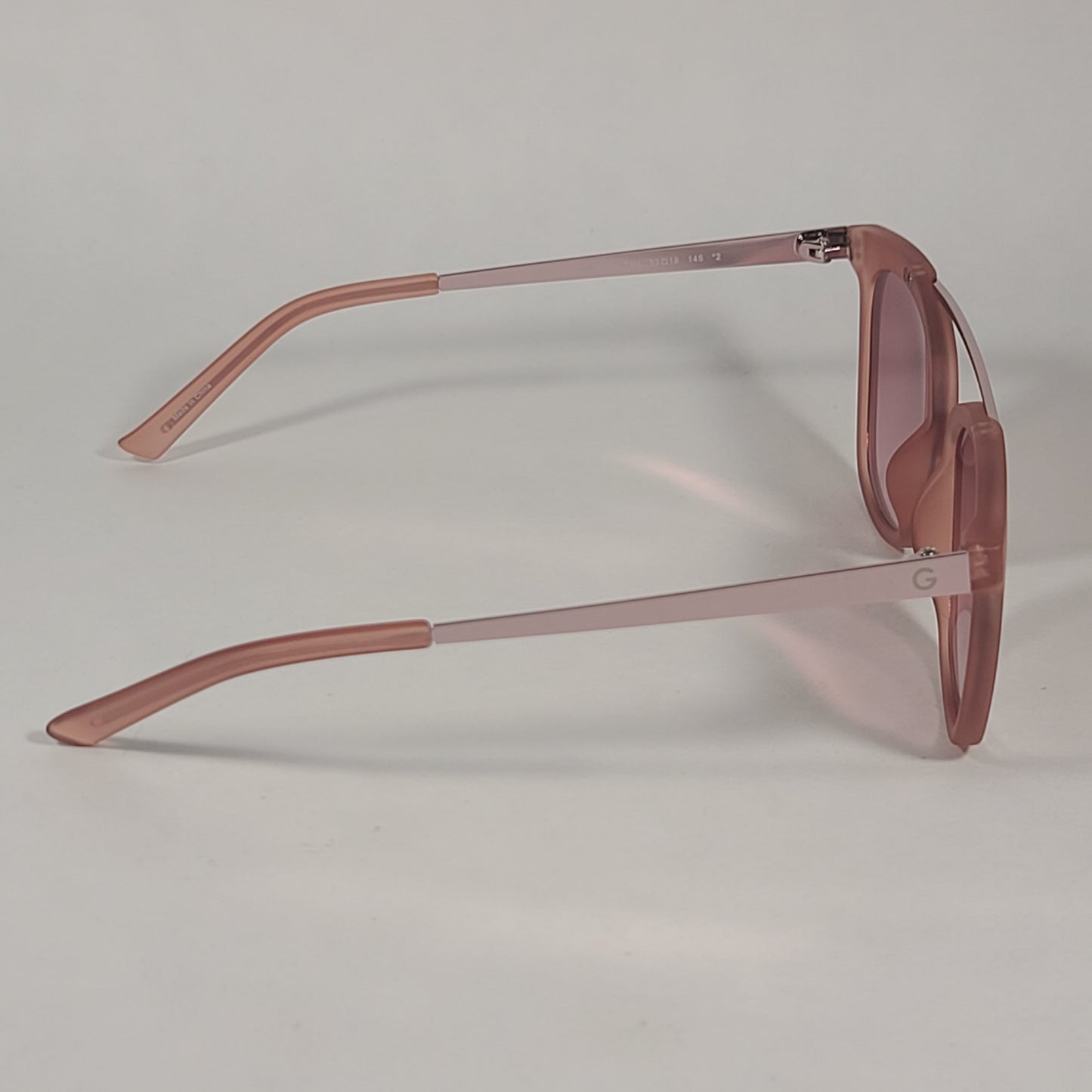 G By Guess Sunglasses Rose Gold And Pink Frame Pink Mirror Lens GG1154 73U - Sunglasses