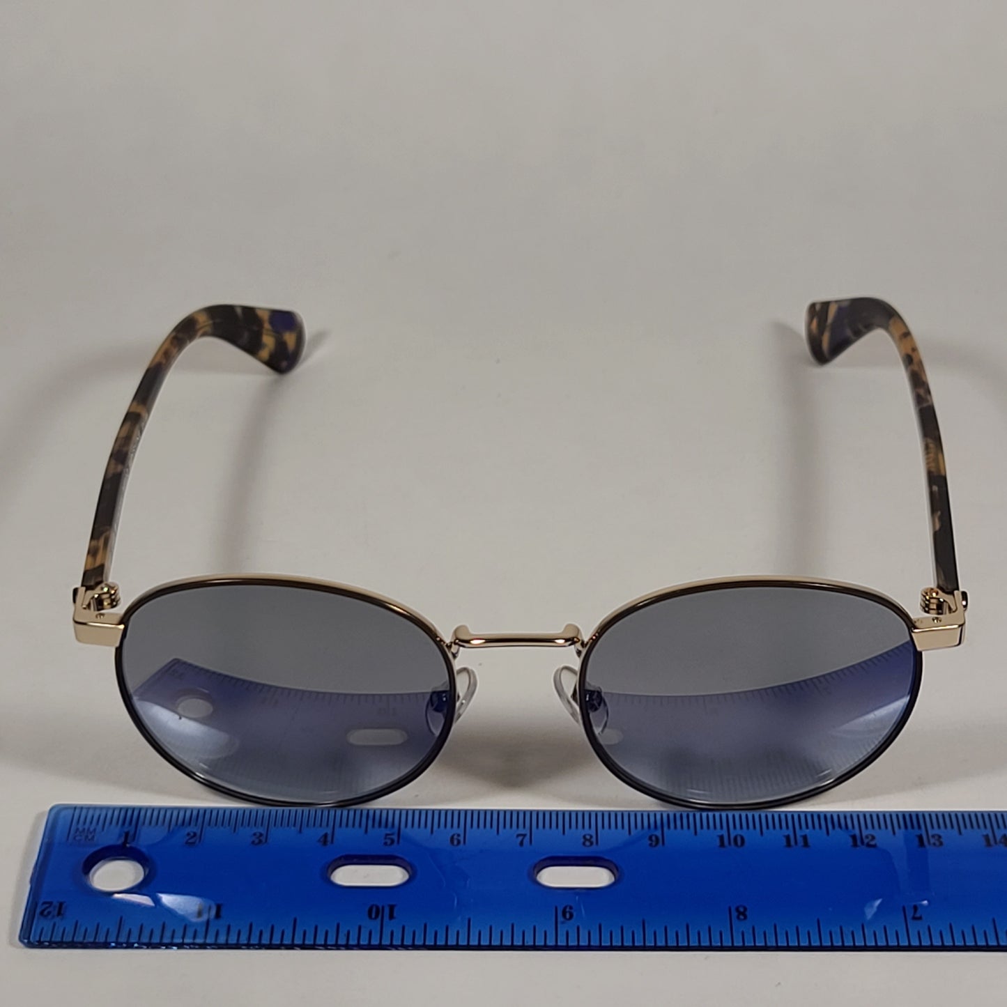 Kate Spade Adelais Pilot Sunglasses Brown Blue Tortoise Frame Gray Lens ADELAIS/S WR9GO - Sunglasses