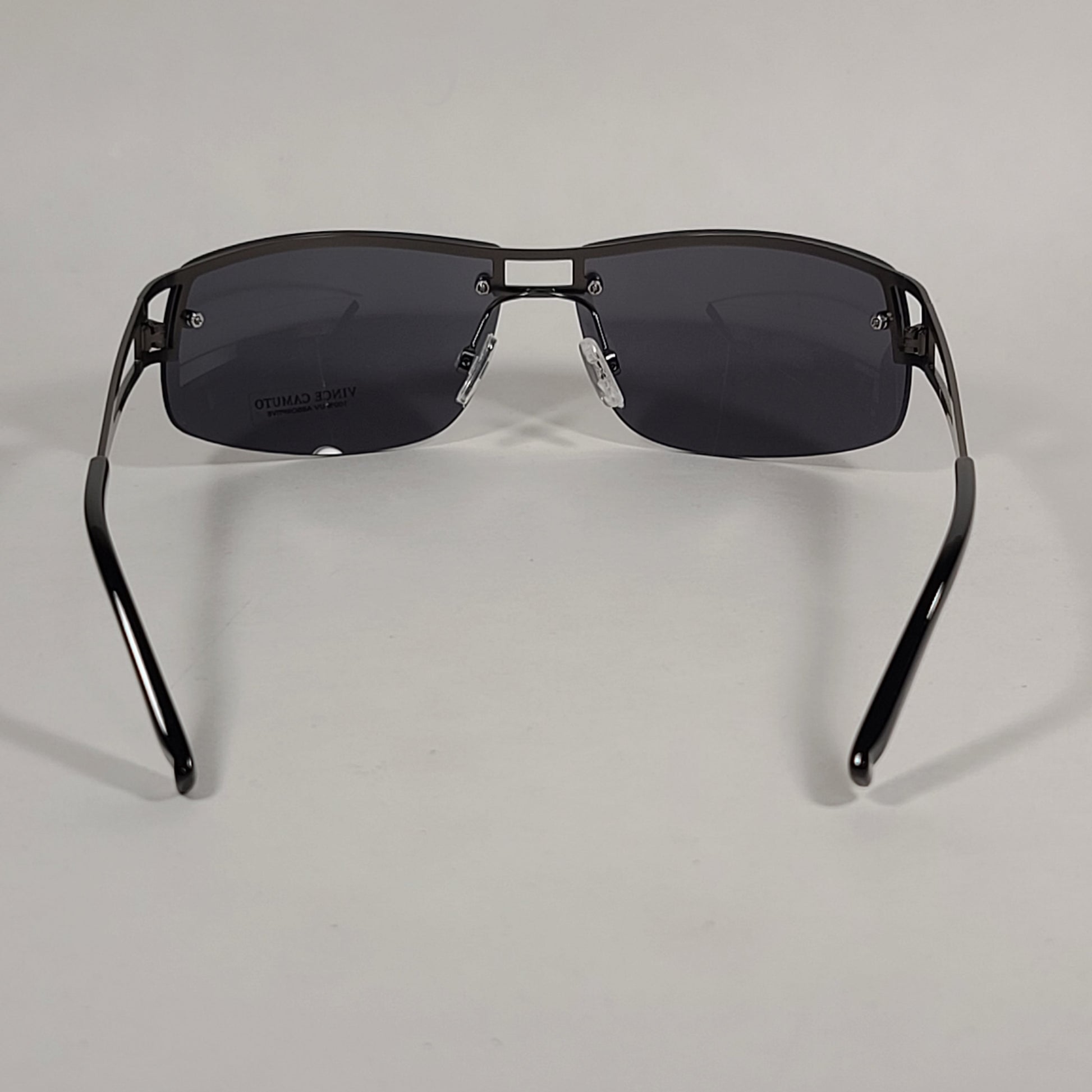 Vince Camuto Rimless Wrap Sunglasses Gunmetal Gray Lens VM611 GUN - Sunglasses