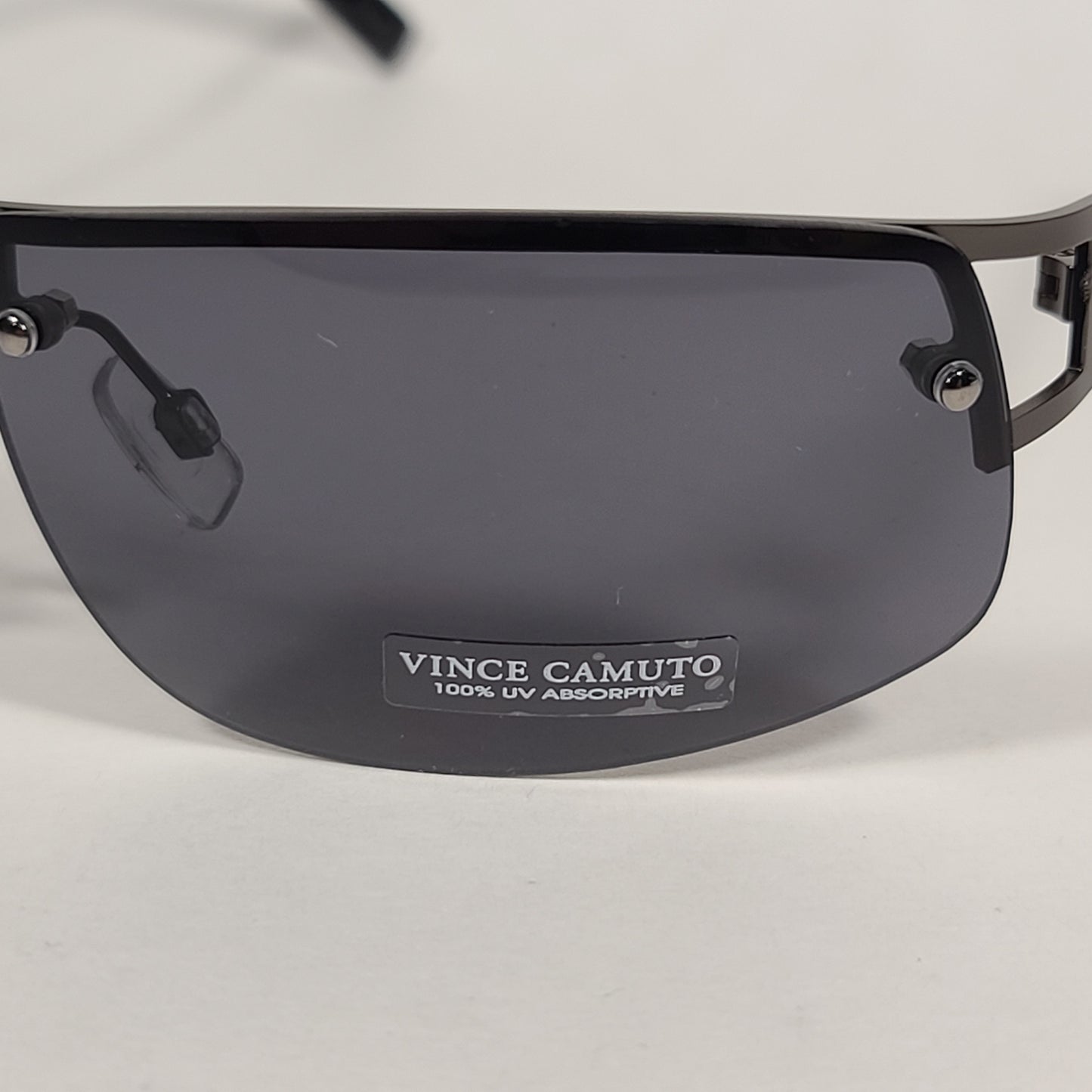 Vince Camuto Rimless Wrap Sunglasses Gunmetal Gray Lens VM611 GUN - Sunglasses