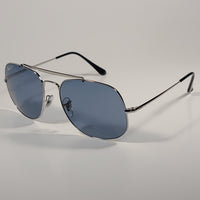 Ray-Ban The General Polarized Aviator Sunglasses Silver Frame Gray Len