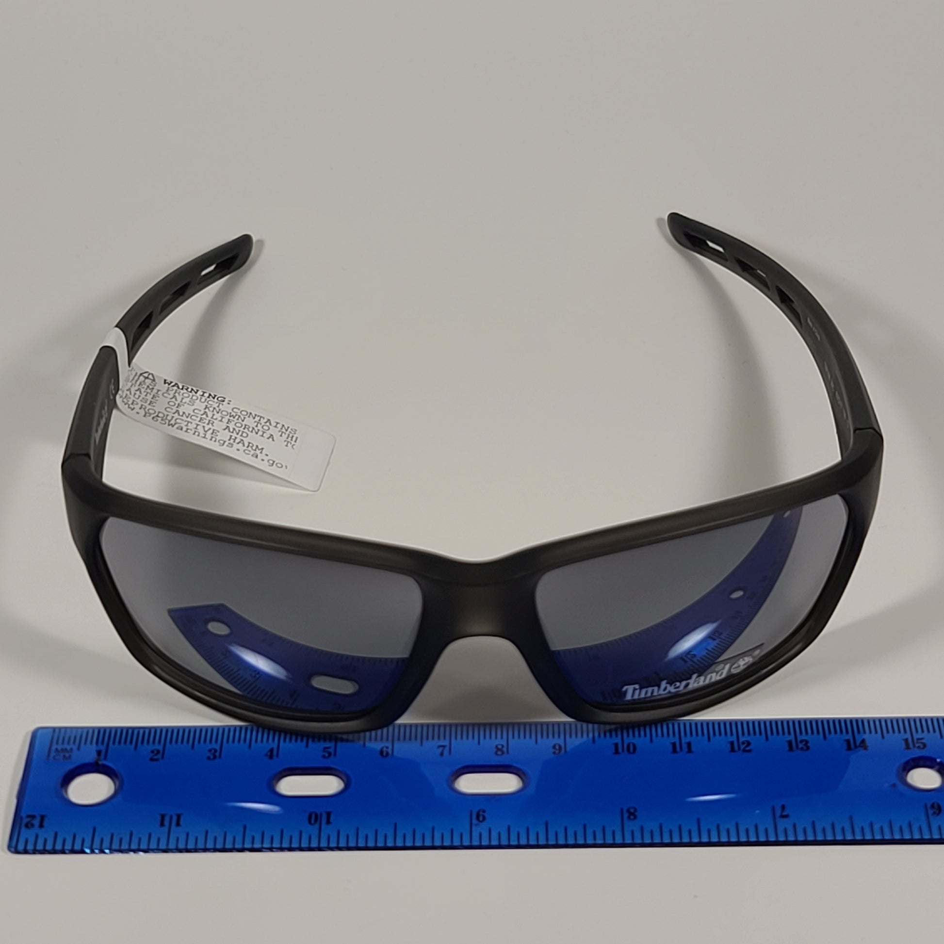 Timberland Wrap Sunglasses Matte Gray Frame Gray Tinted Lens TB7236 02C - Sunglasses