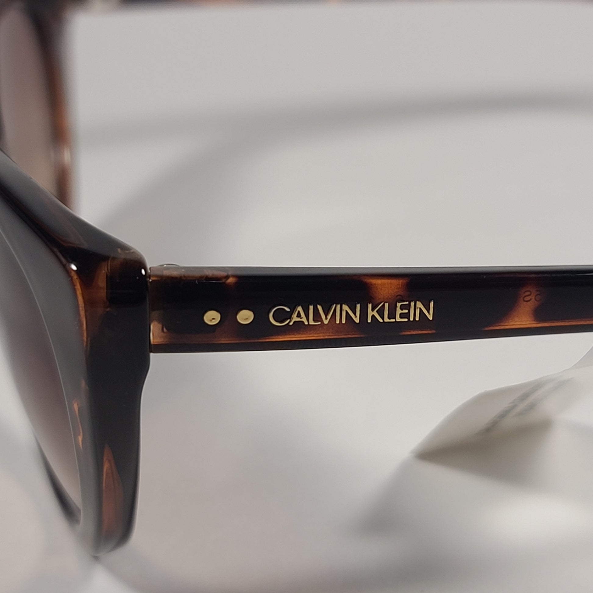 Calvin Klein Cat Eye Sunglasses CK20515S 235 Brown Tortoise Frame Brown Gradient Lens - Sunglasses