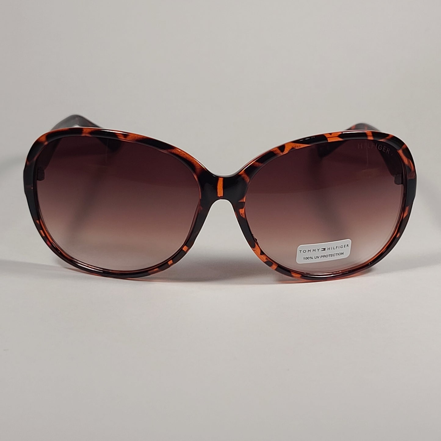 Tommy Hilfiger Camilla Oversize Sunglasses Brown Tortoise Gradient Lens CAMILLA WP OL350 - Sunglasses