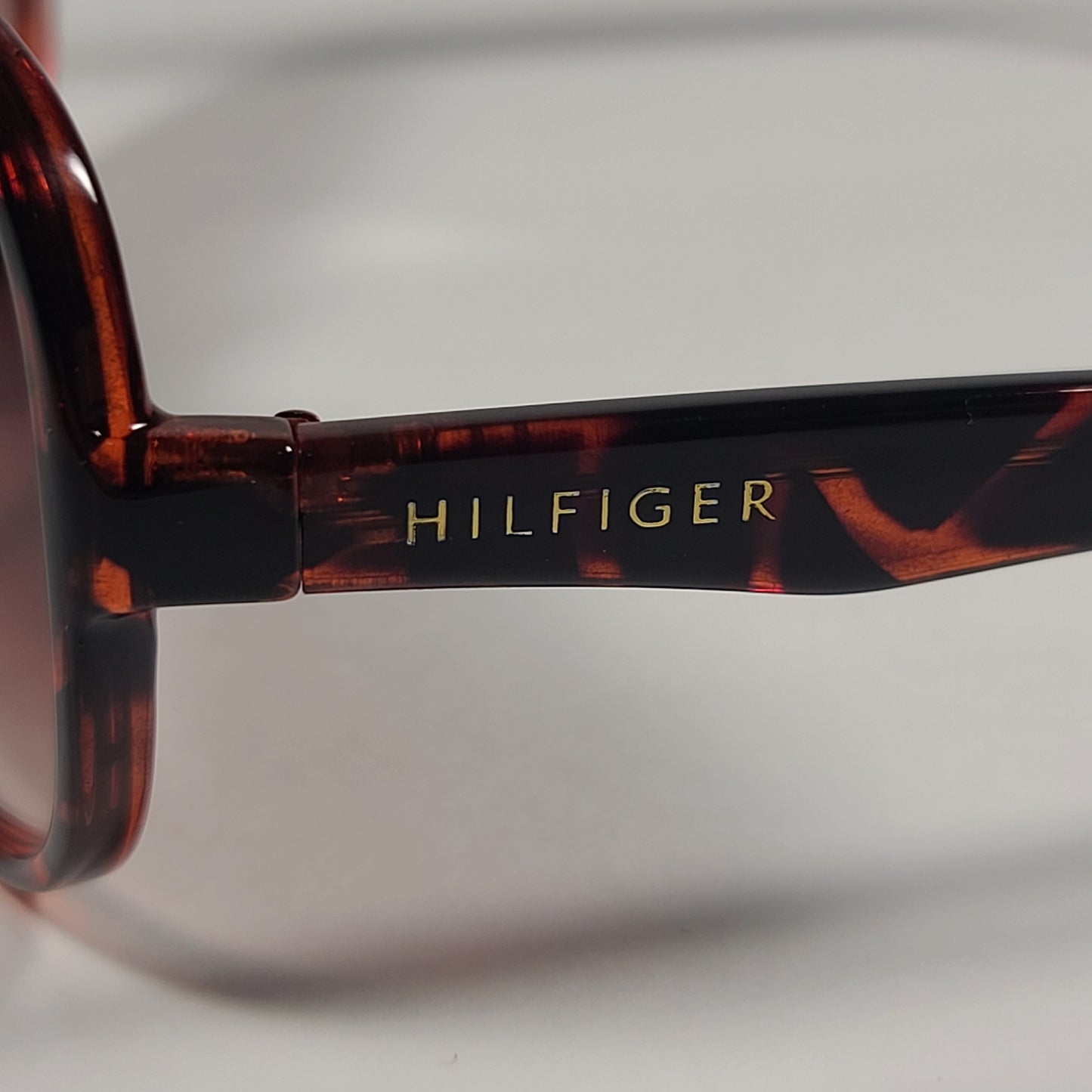 Tommy Hilfiger Camilla Oversize Sunglasses Brown Tortoise Gradient Lens CAMILLA WP OL350 - Sunglasses