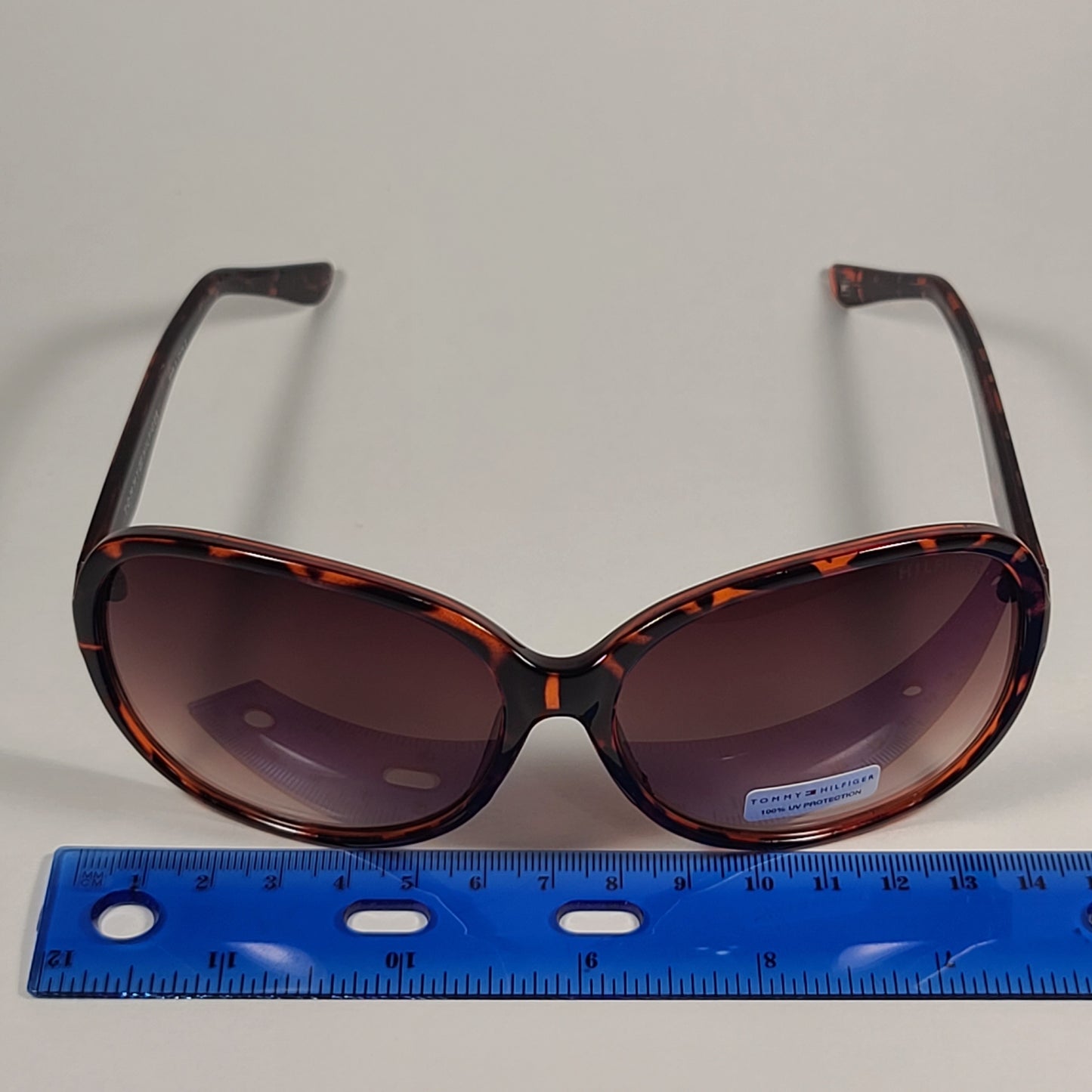 Tommy Hilfiger Camilla Oversize Sunglasses Brown Tortoise Gradient Lens CAMILLA WP OL350 - Sunglasses