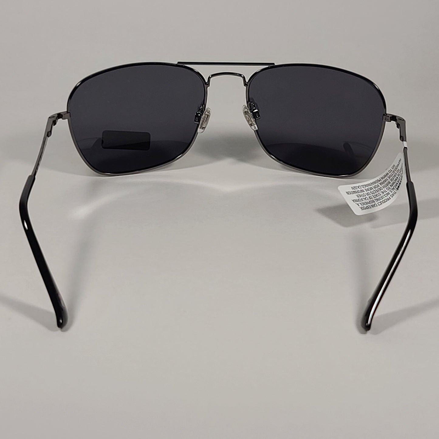 Tommy Hilfiger Loki Navigator Polarized Sunglasses Gunmetal Frame Gray Lens LOKI MM OM568P - Sunglasses