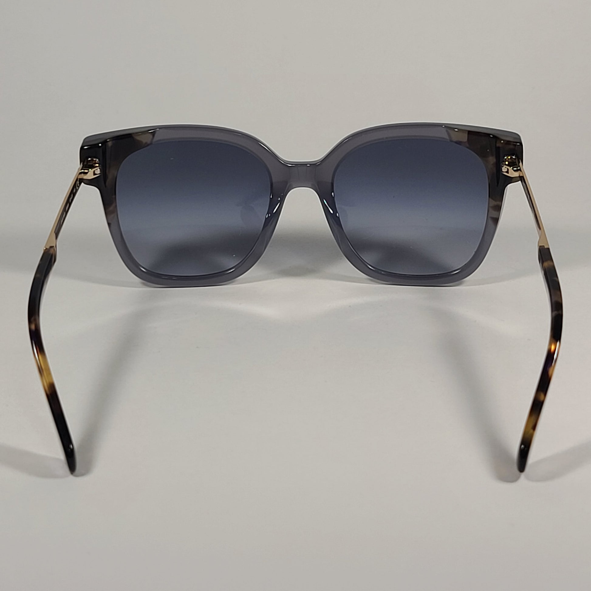 Kate Spade Caelyn/s 88908 Square Sunglasses Gray Gold Frame Blue Gradient Lens - Sunglasses