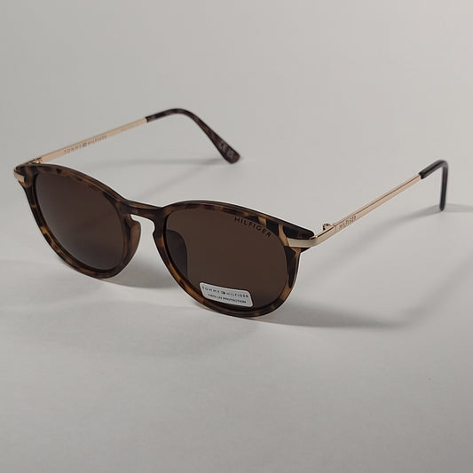 Tommy Hilfiger Frieda Club Sunglasses Matte Tortoise / Gold Brown Lens FRIEDA WP OL539 - Sunglasses