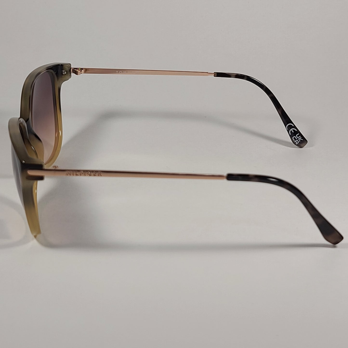 Tommy Hilfiger Nala Sunglasses Milk Tortoise And Copper Gold Frame Brown Gradient Lens NALA WP OL557 - Sunglasses