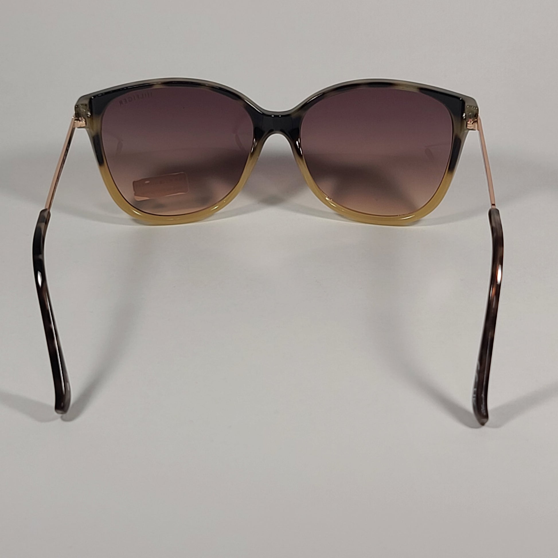 Tommy Hilfiger Nala Sunglasses Milk Tortoise And Copper Gold Frame Brown Gradient Lens NALA WP OL557 - Sunglasses