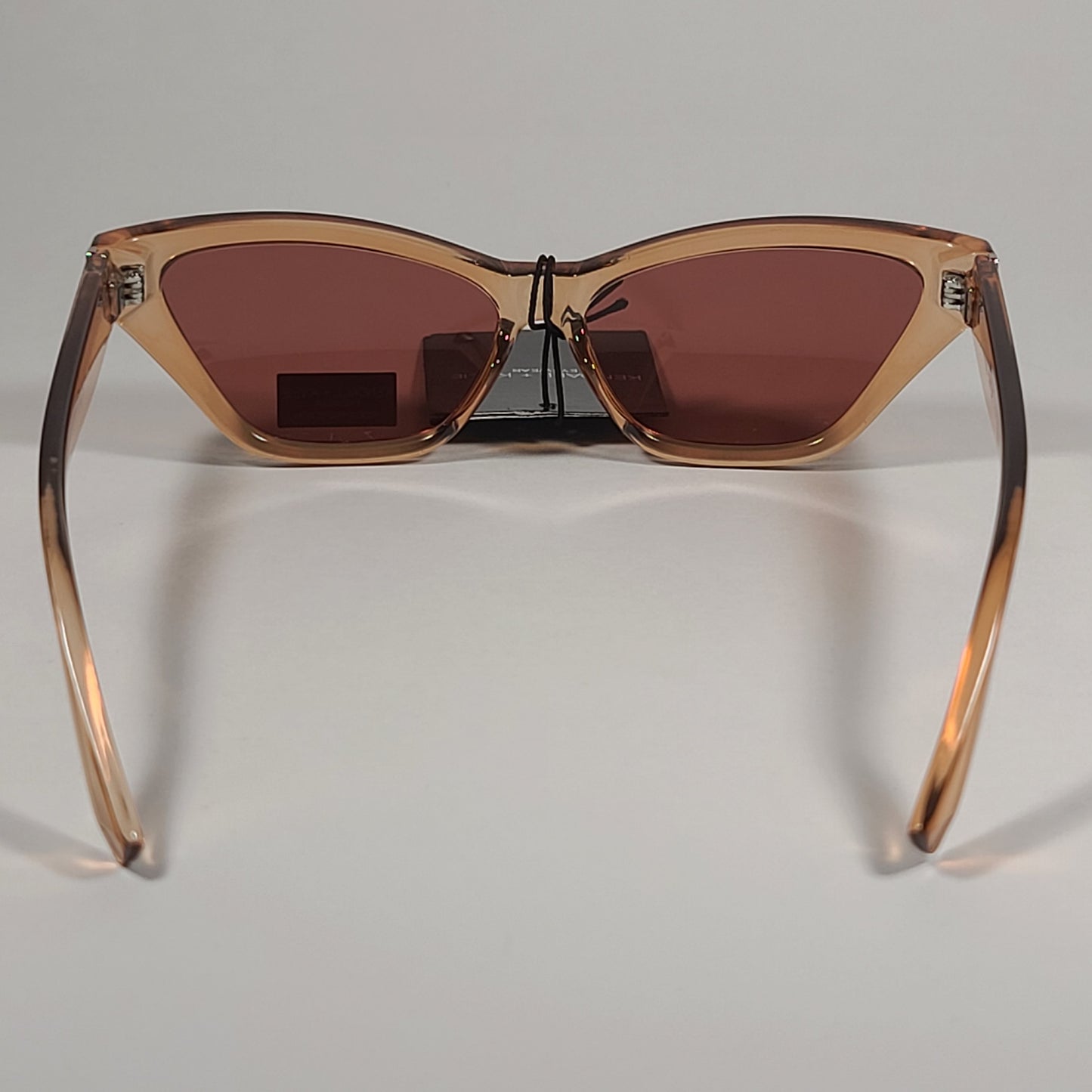 Kendall + Kylie Emma Cat Eye Sunglasses Tan Crystal Frame Brown Lens KK5109 708 - Sunglasses