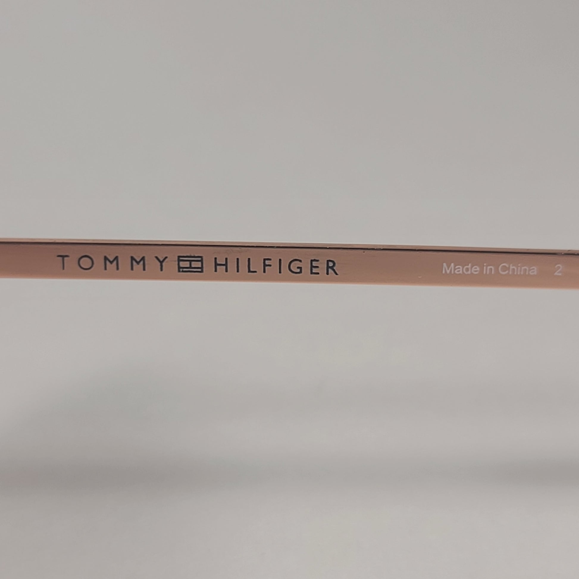 Tommy Hilfiger Dua Butterfly Sunglasses Rose Gold Brown Gradient Lens DUA WM OL564 - Sunglasses