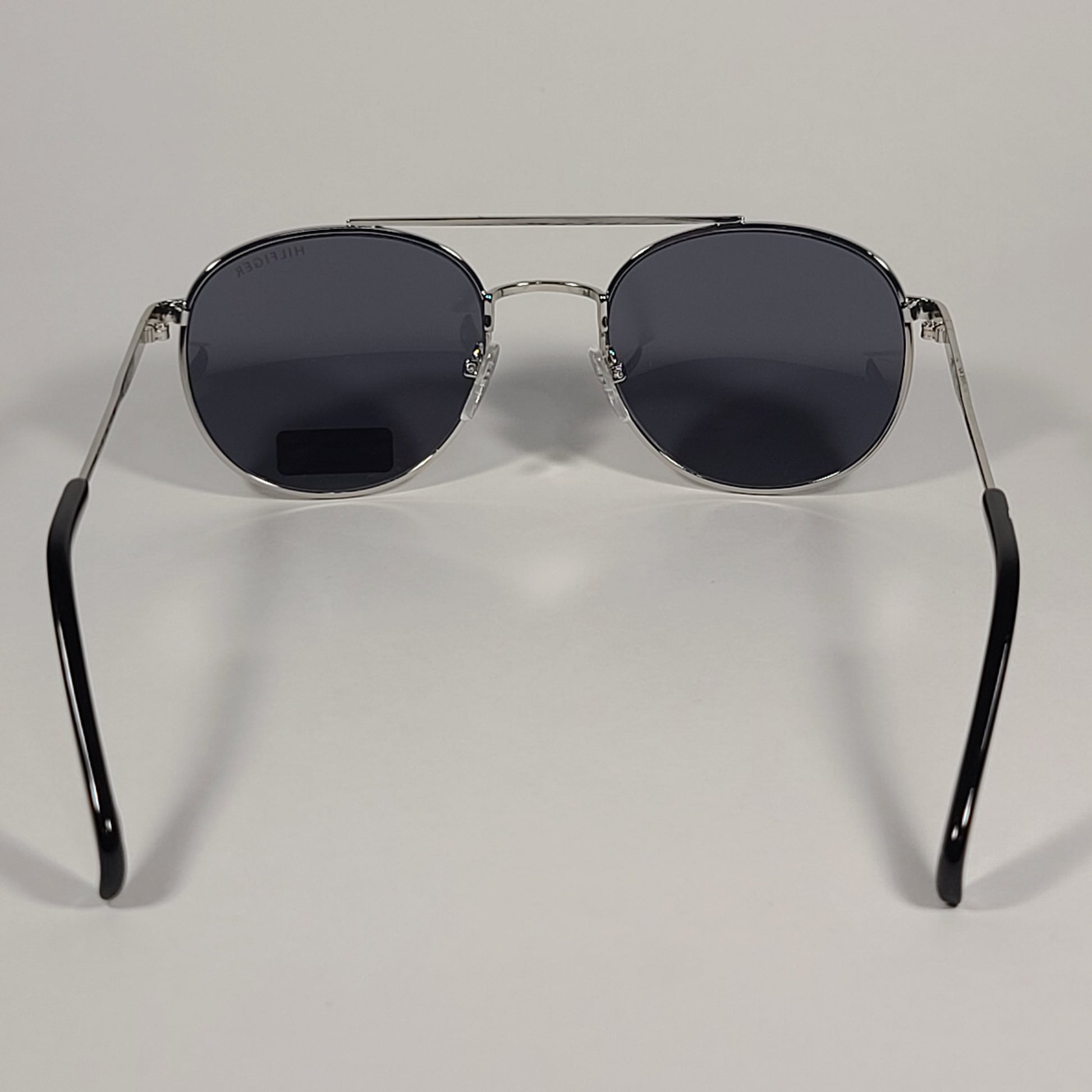 Tommy Hilfiger Dara Round Sunglasses Silver Tone Metal Frame Gray Tinted Lens DARA MM OM413 - Sunglasses