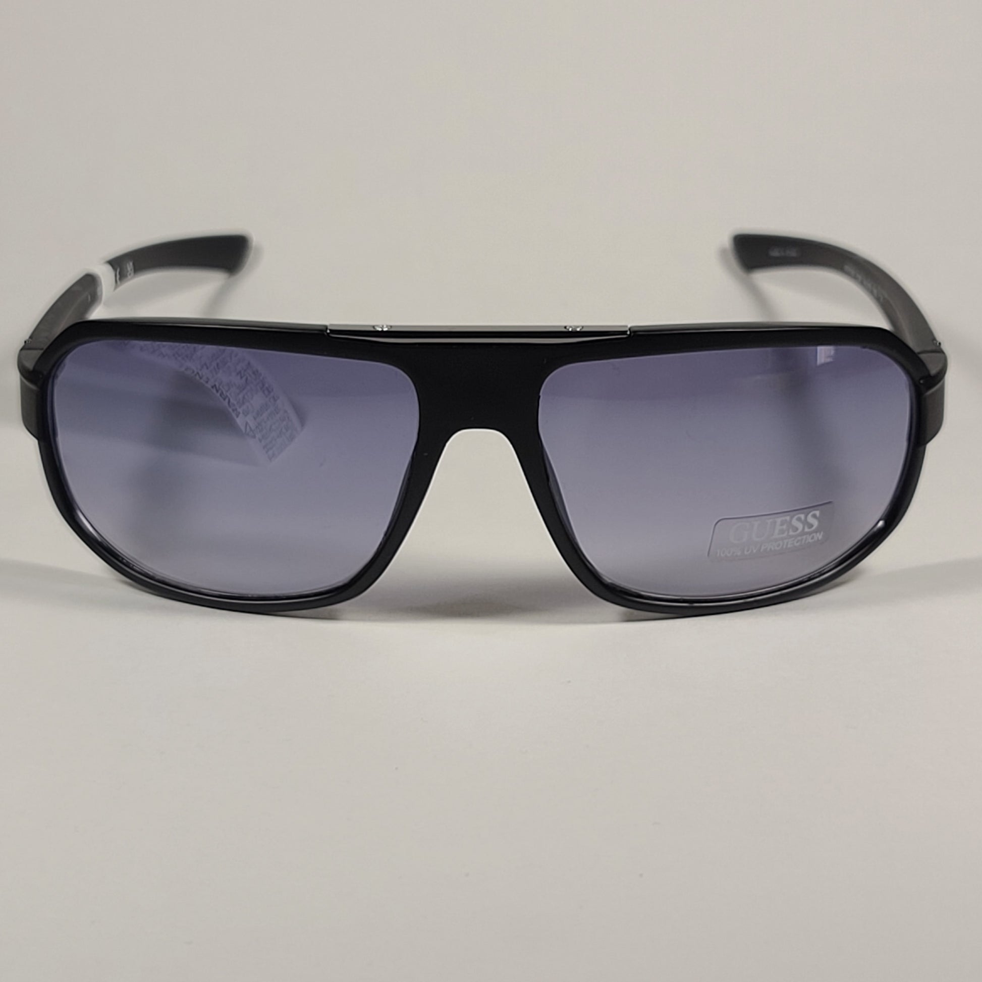 Guess Navigator Sport Sunglasses Matte Black Frame Smoke Gradient Lens GF0189 02W - Sunglasses